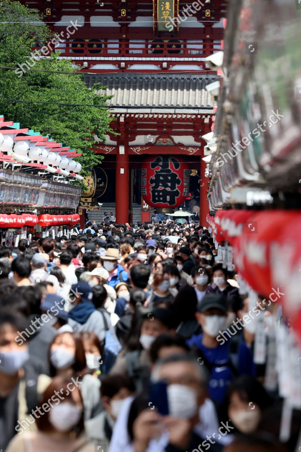 Nakamise Shopping Street Approach Sensoji Temple Editorial Stock Photo ...