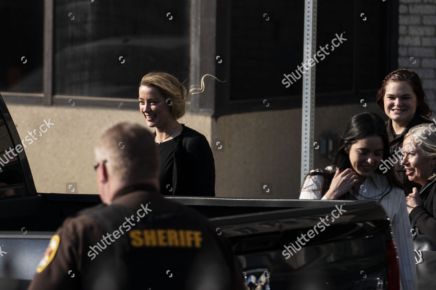Amber Heard Departs Fairfax County Courthouse Editorial Stock Photo