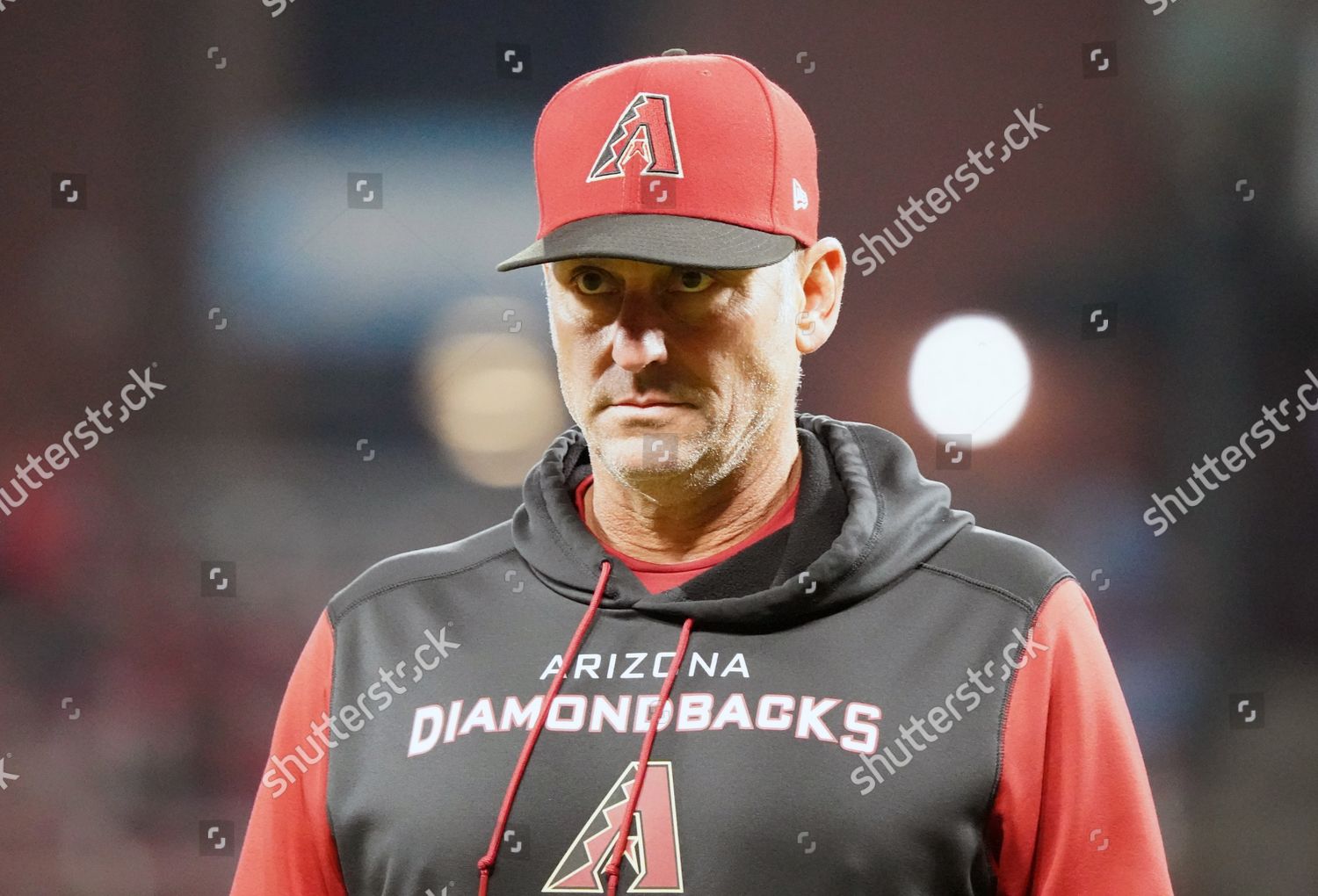 Arizona Diamondbacks Manager Torey Lovullo Returns Editorial Stock