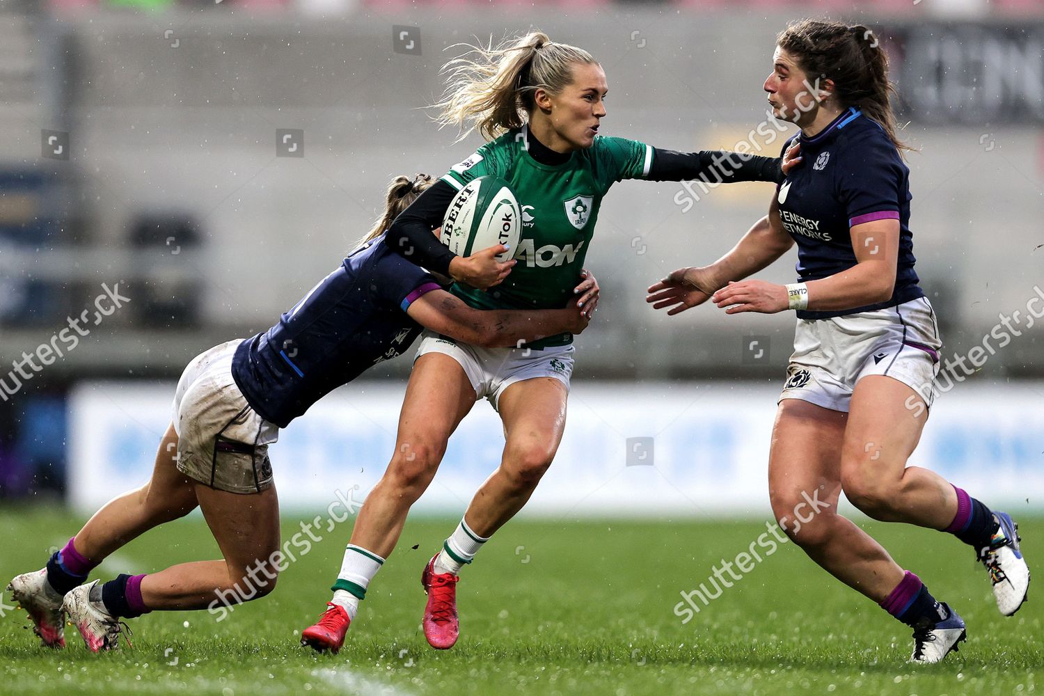 Ireland Women Vs Scotland Women Irelands Editorial Stock Photo Stock