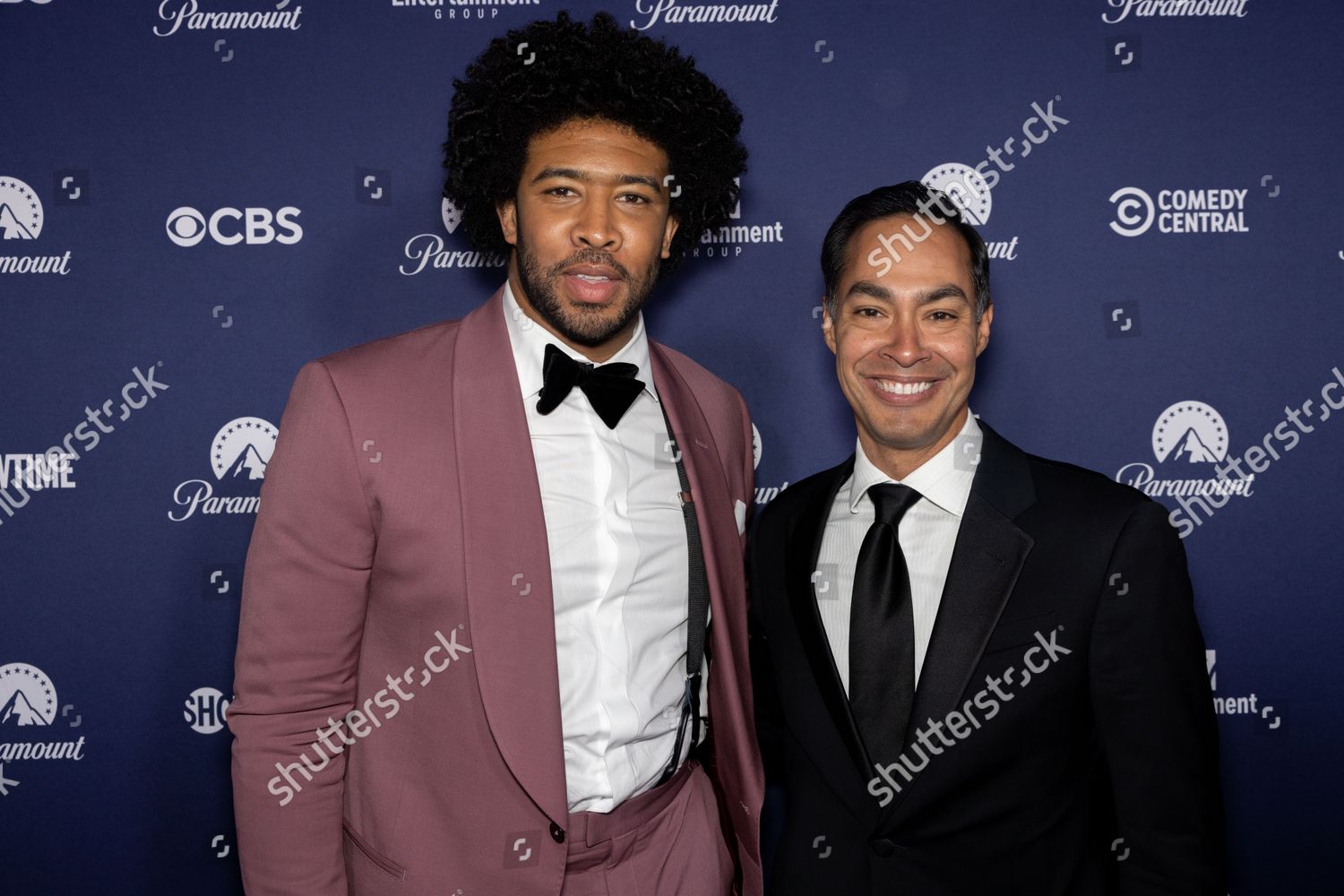 Eugene Daniels Julian Castro Seen Paramount Editorial Stock Photo