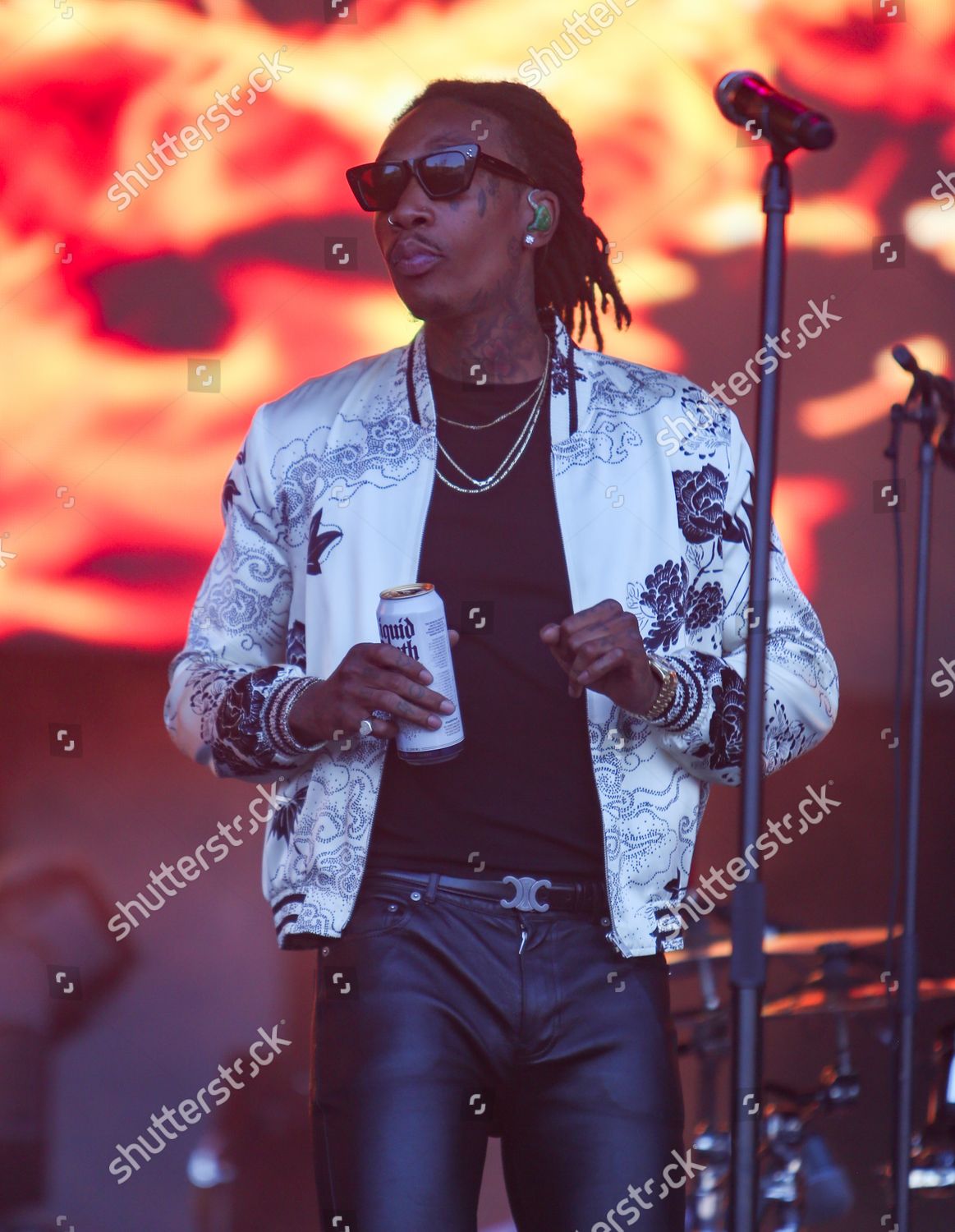 Wiz Khalifa Performs Smokers Club Festival Editorial Stock Photo