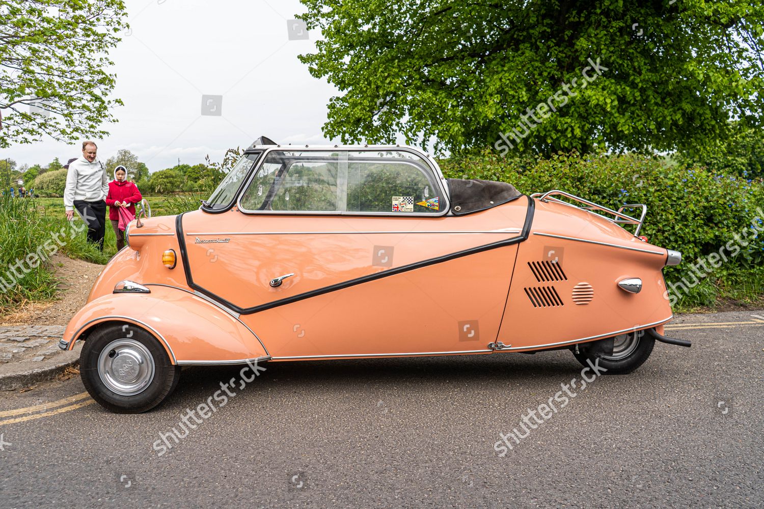 Messerschmitt Kr200 Kabinenroller Cabin Scooter Threewheeled Editorial ...