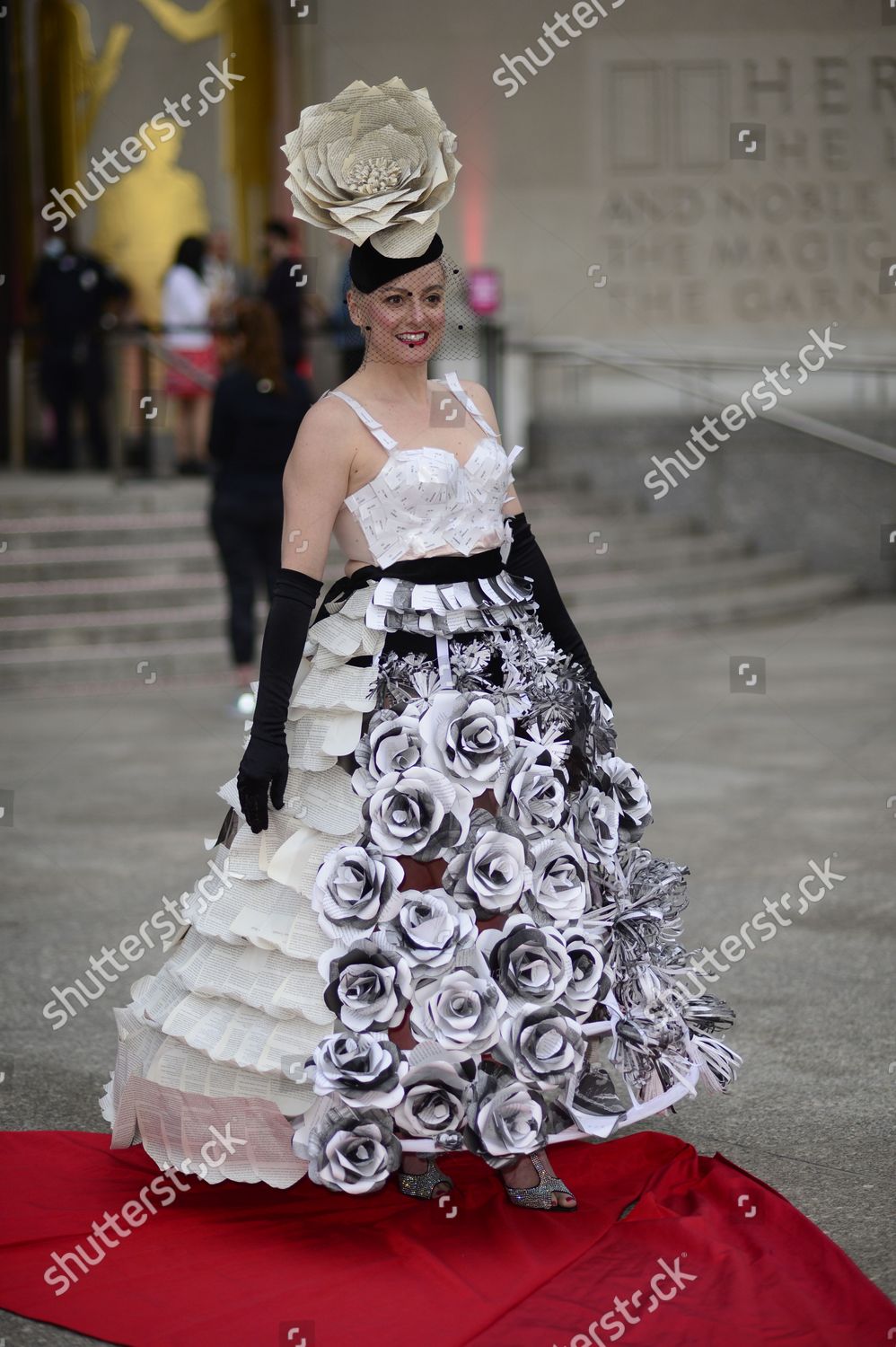 Lisa Tobin Wearing Dress Book Pages Editorial Stock Photo - Stock Image ...