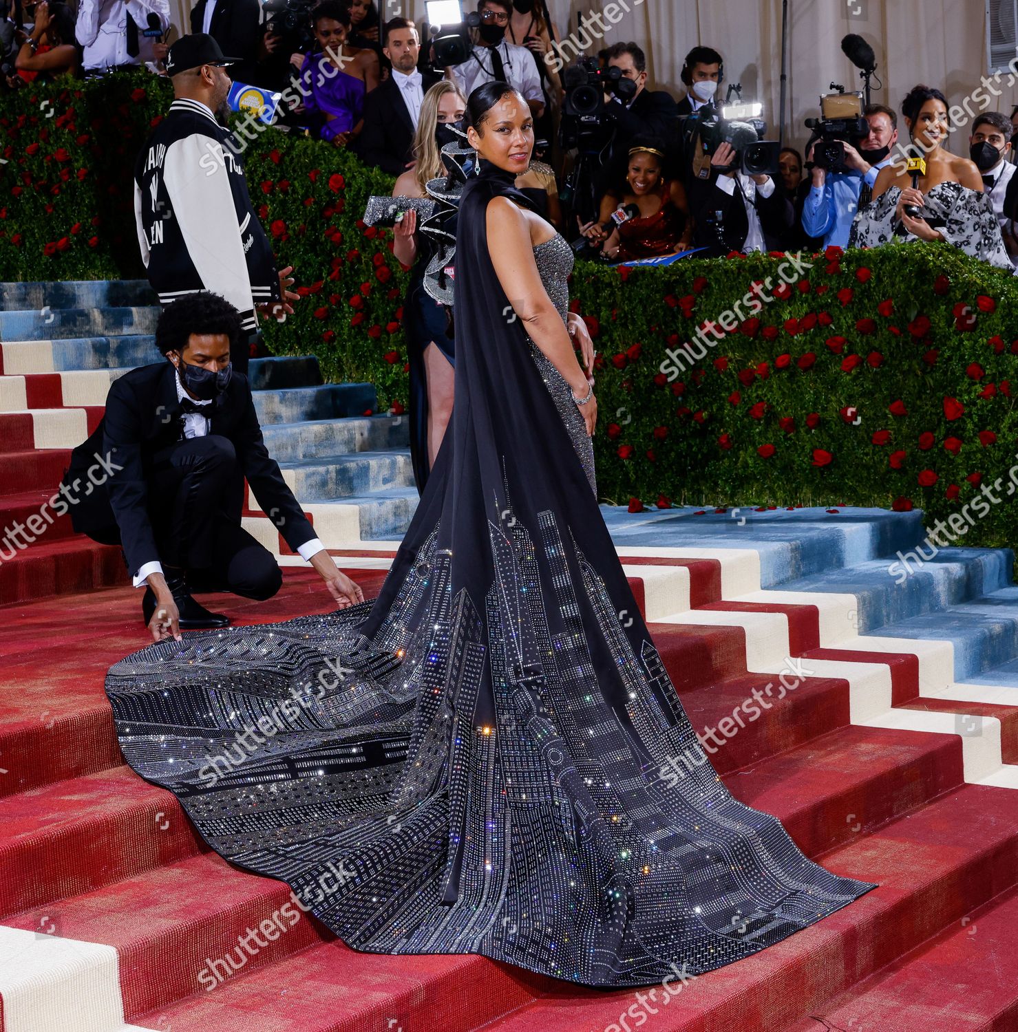 Alicia Keys Arrives On Red Carpet Editorial Stock Photo - Stock Image ...