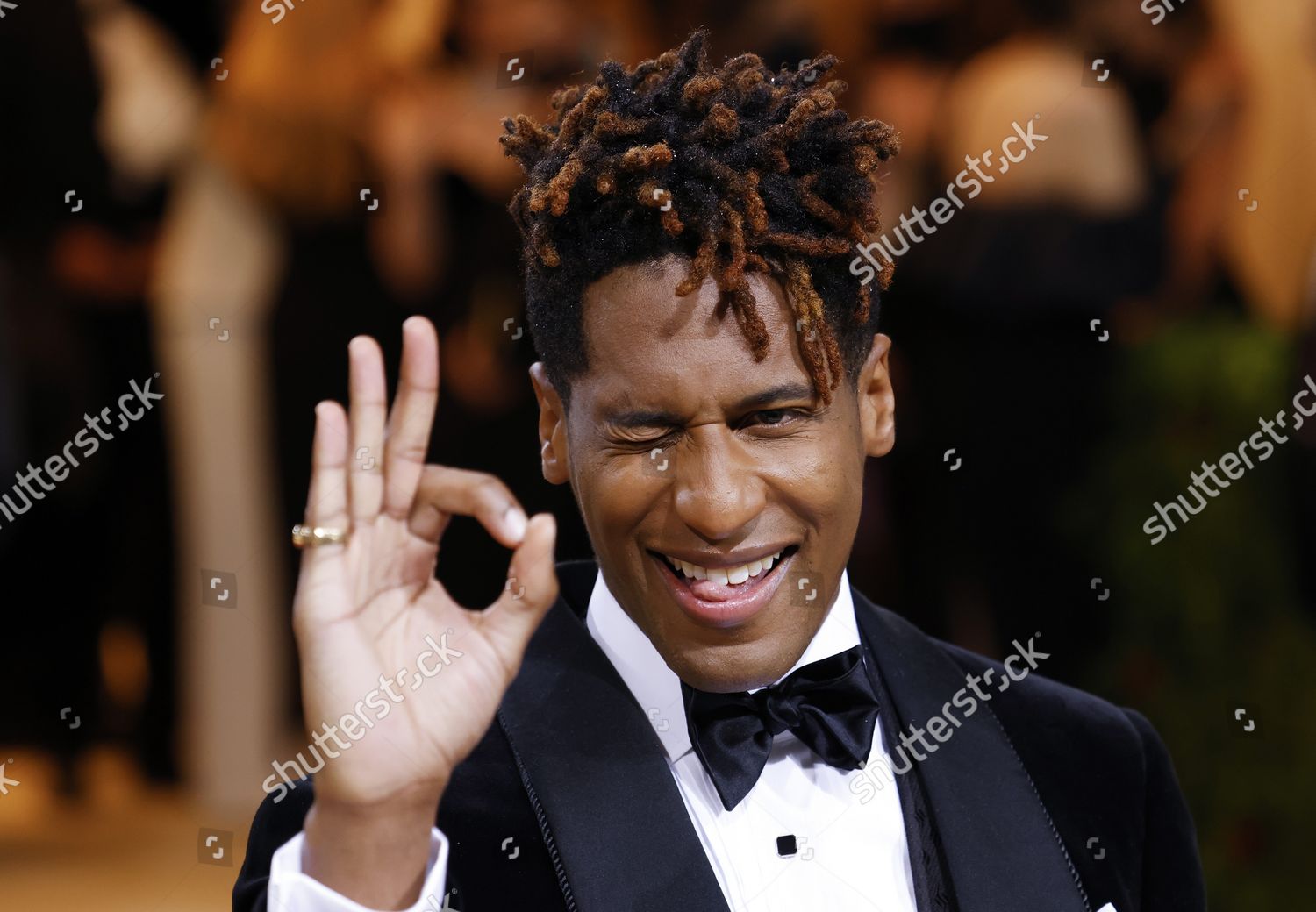 Jon Batiste Arrives On Red Carpet Editorial Stock Photo - Stock Image