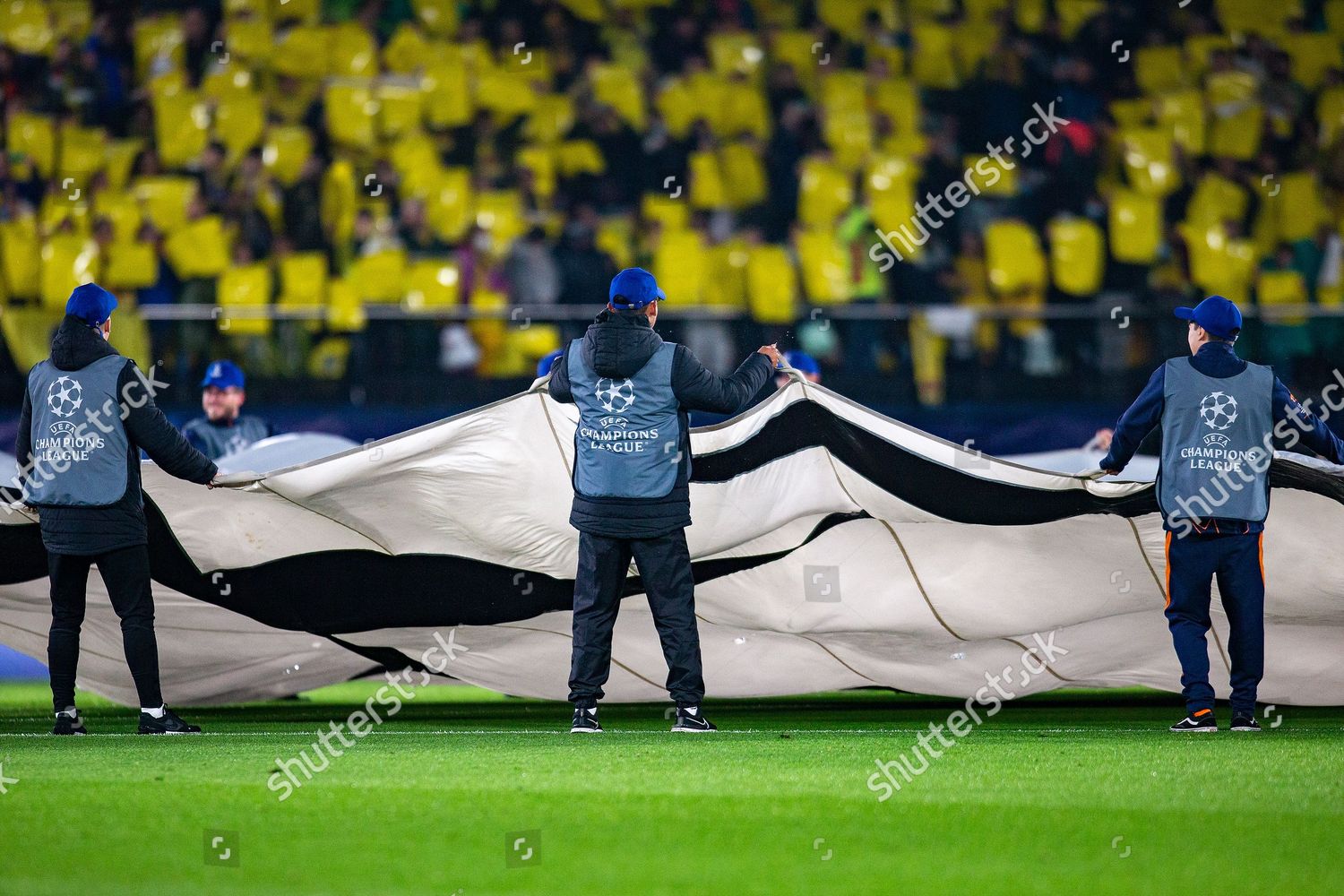 Prematch Start Uefa Champions League Flag Editorial Stock Photo - Stock ...