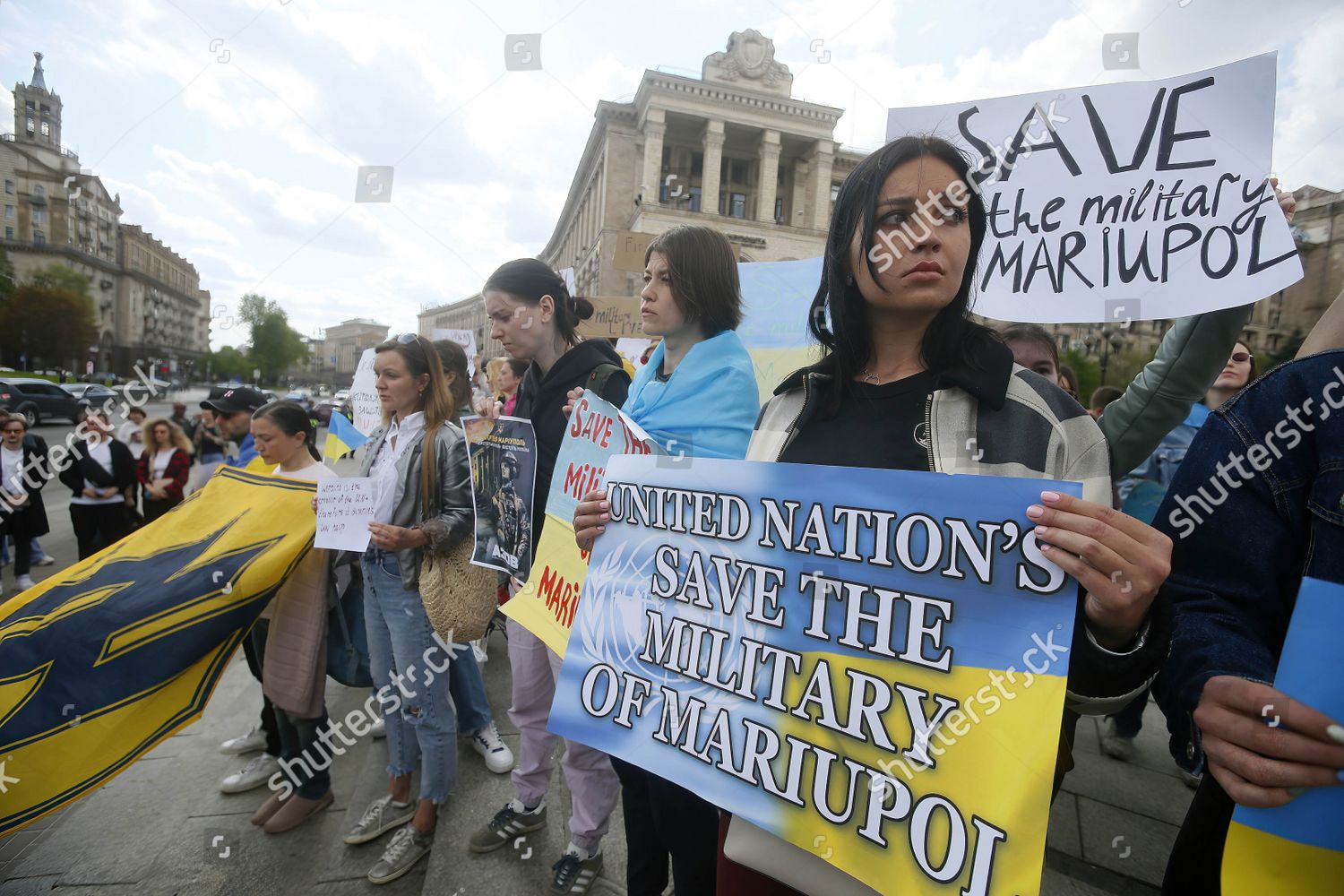 Protester Holds Placard Expressing Her Opinion Editorial Stock Photo ...