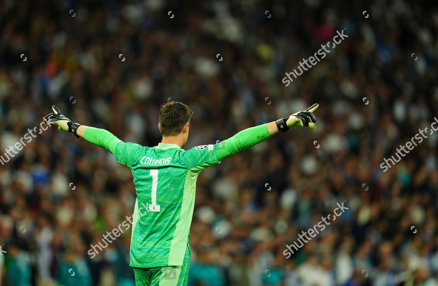 Real Madrid Goalkeeper Thibaut Courtois Editorial Stock Photo - Stock ...