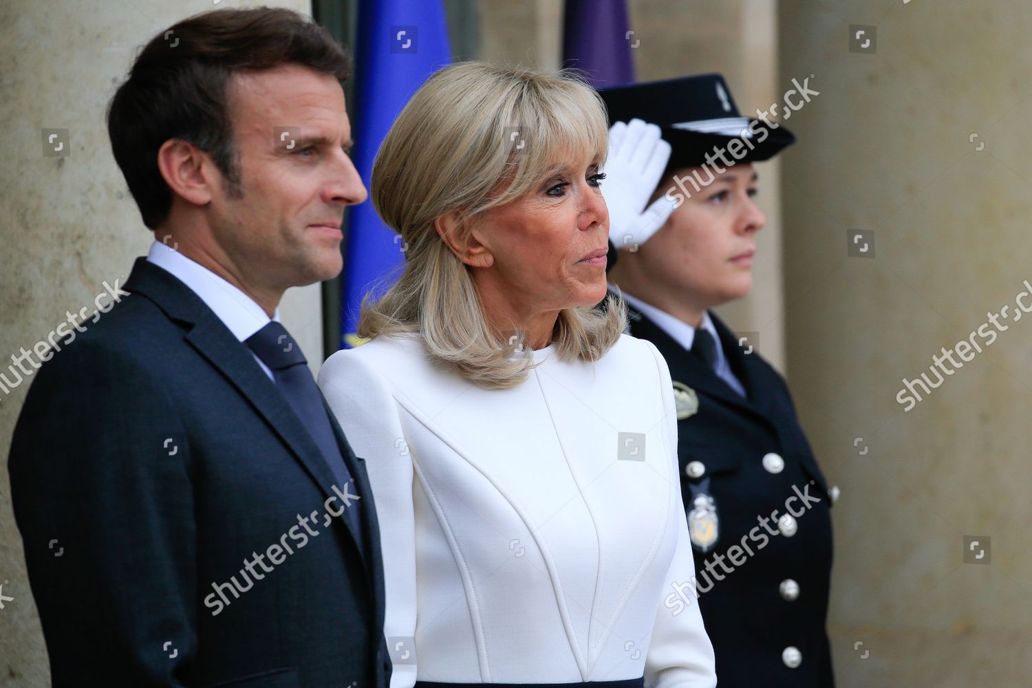 French President Emmanuel Macrons Wife Brigitte Editorial Stock Photo French President Emmanuel Macrons Wife Brigitte Editorial Stock Photo