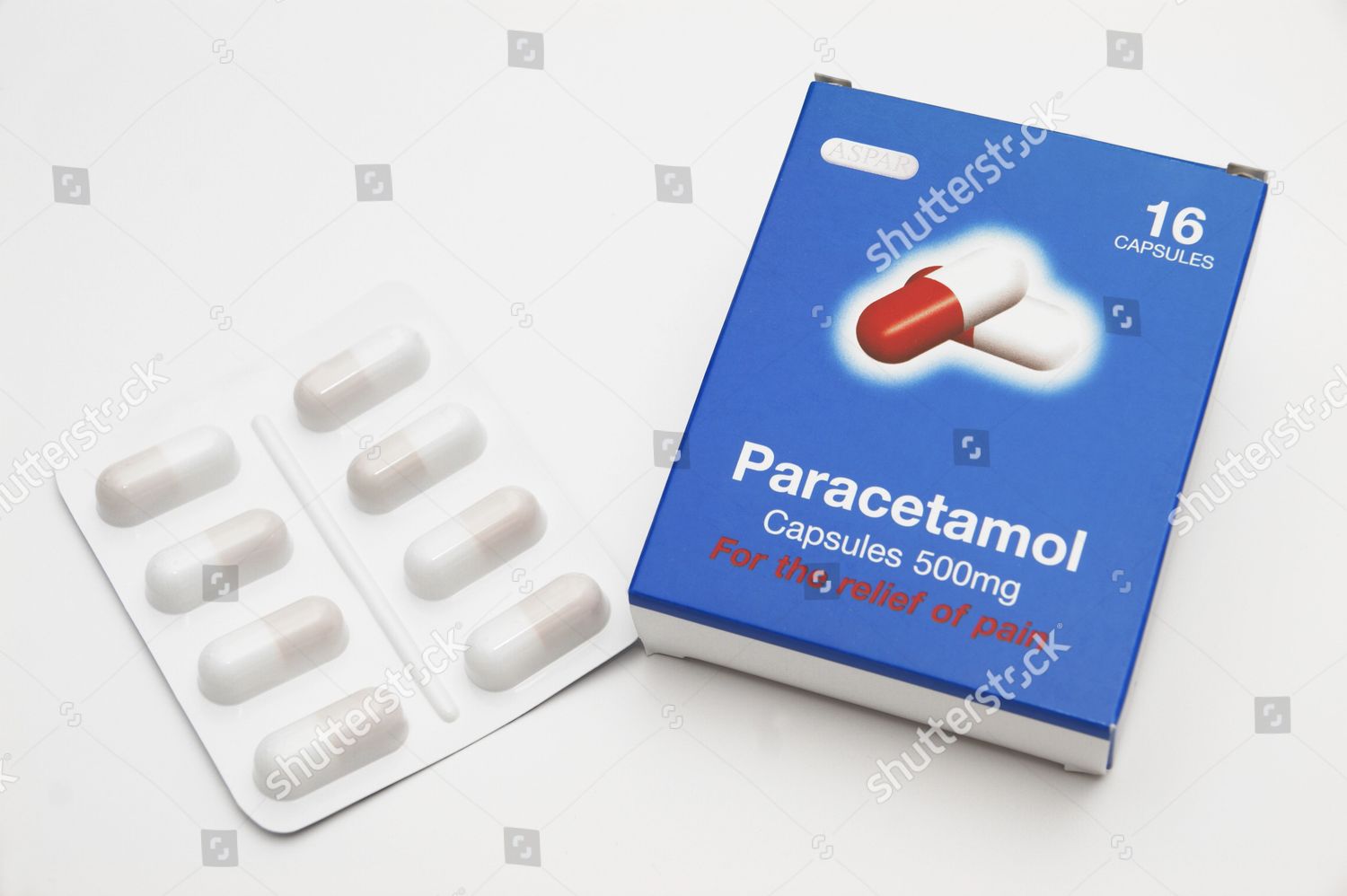 Pack Paracetamol Caplets Editorial Stock Photo - Stock Image | Shutterstock