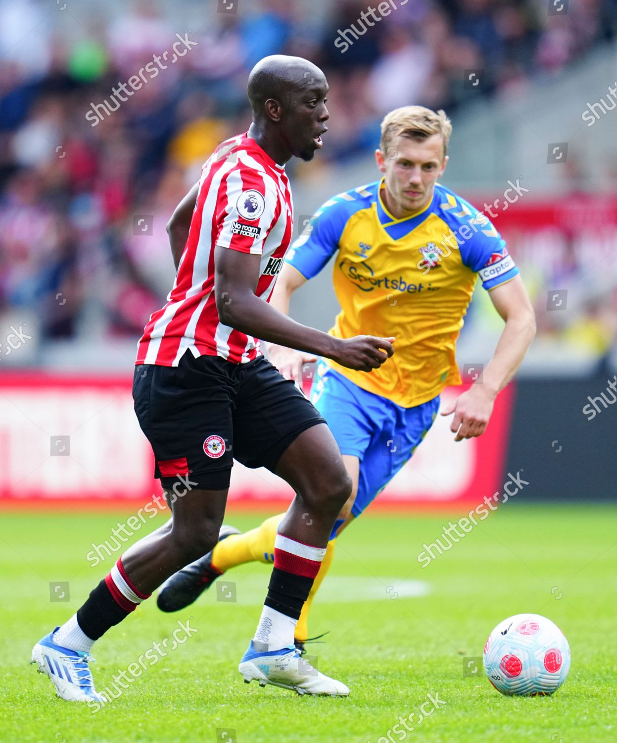 Yoane Wissa Brentford Under Pressure James Editorial Stock Photo ...