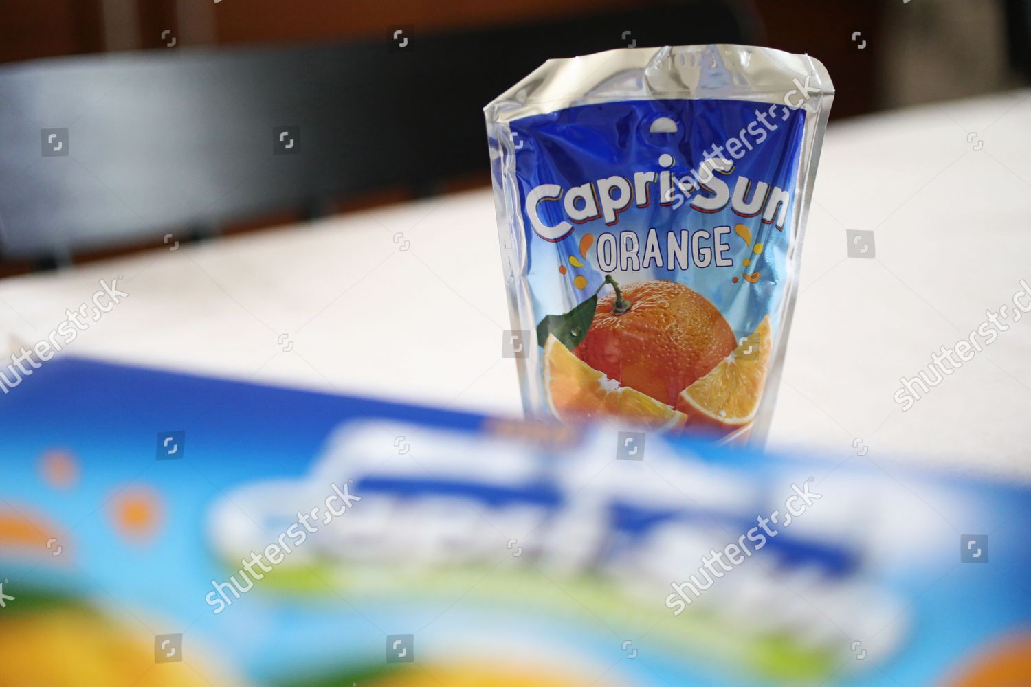 Caprisun Beverage Caprisun German Juice Concentrate Editorial Stock ...