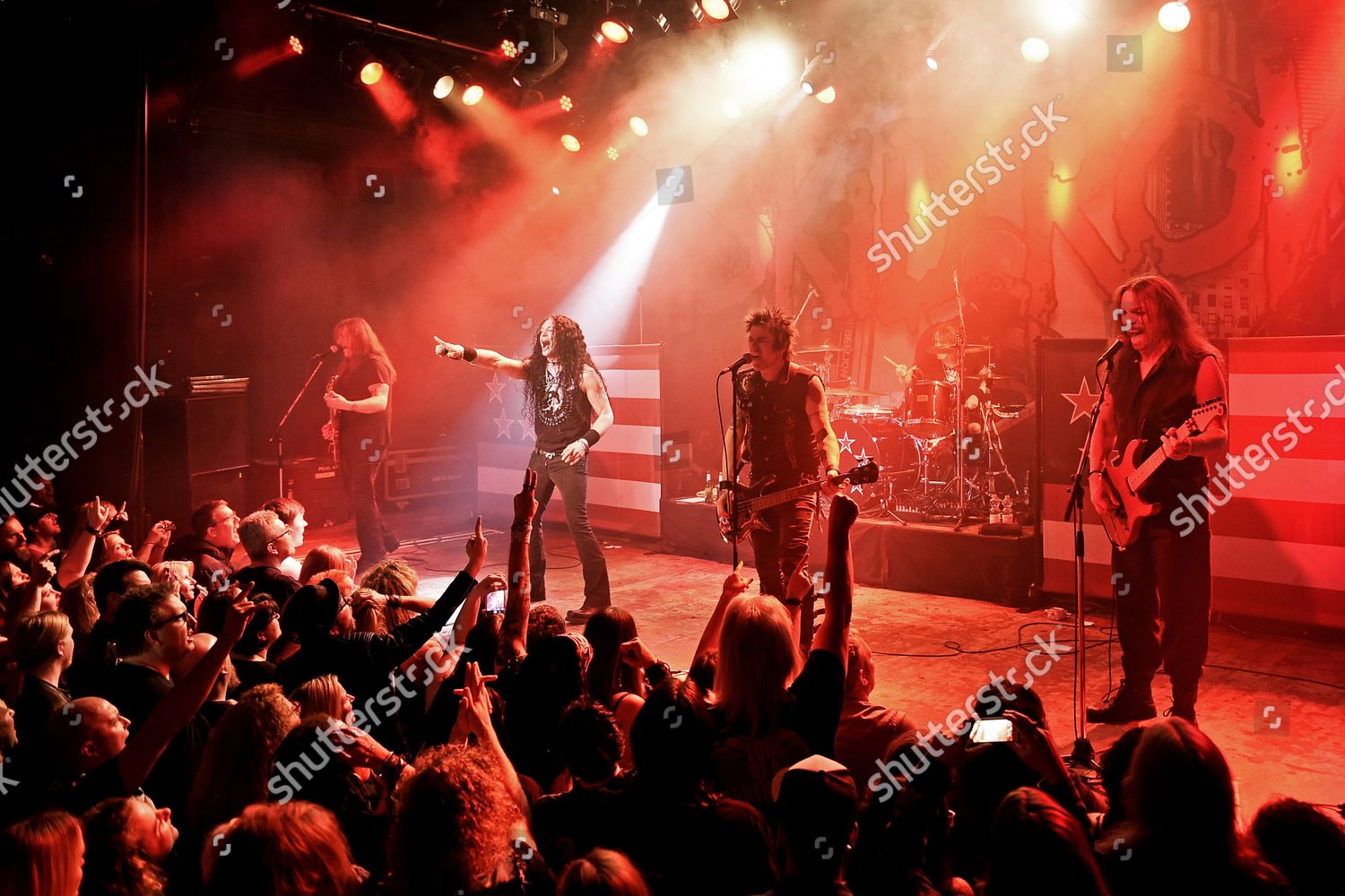 Skid Row Vocalist Zp Theart Guitarists Editorial Stock Photo Stock