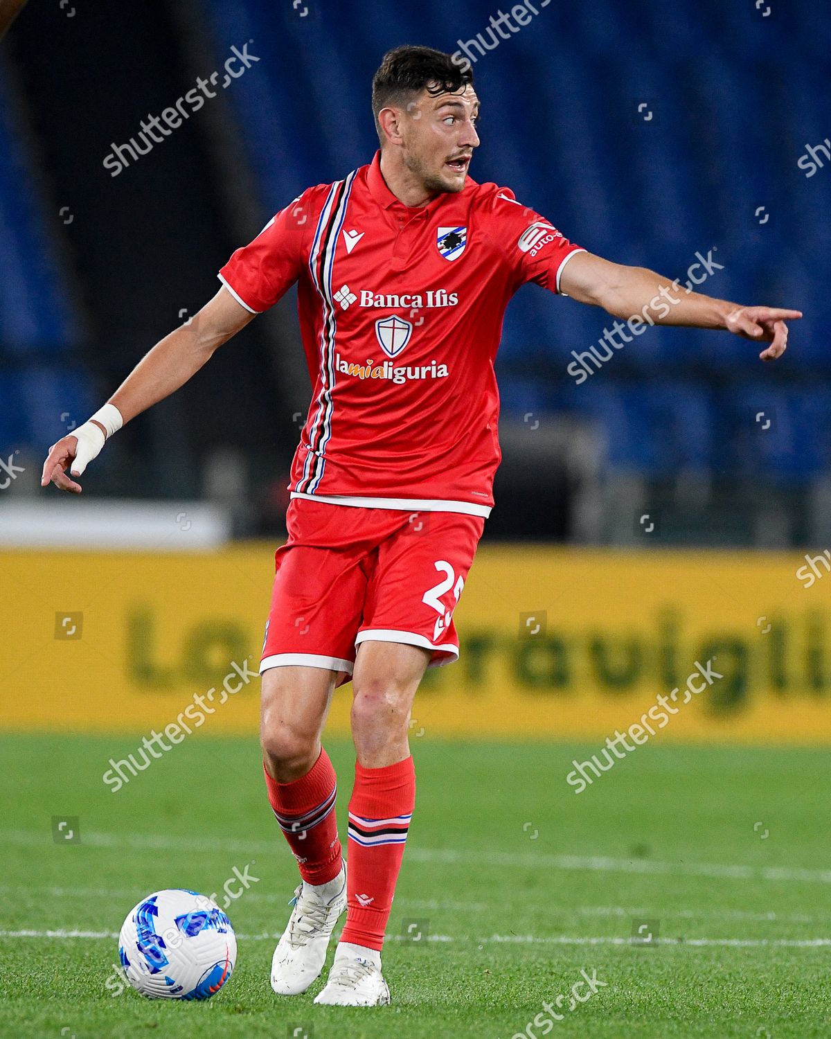 Alex Ferrari Uc Sampdoria Stadio Olimpico Editorial Stock Photo - Stock ...