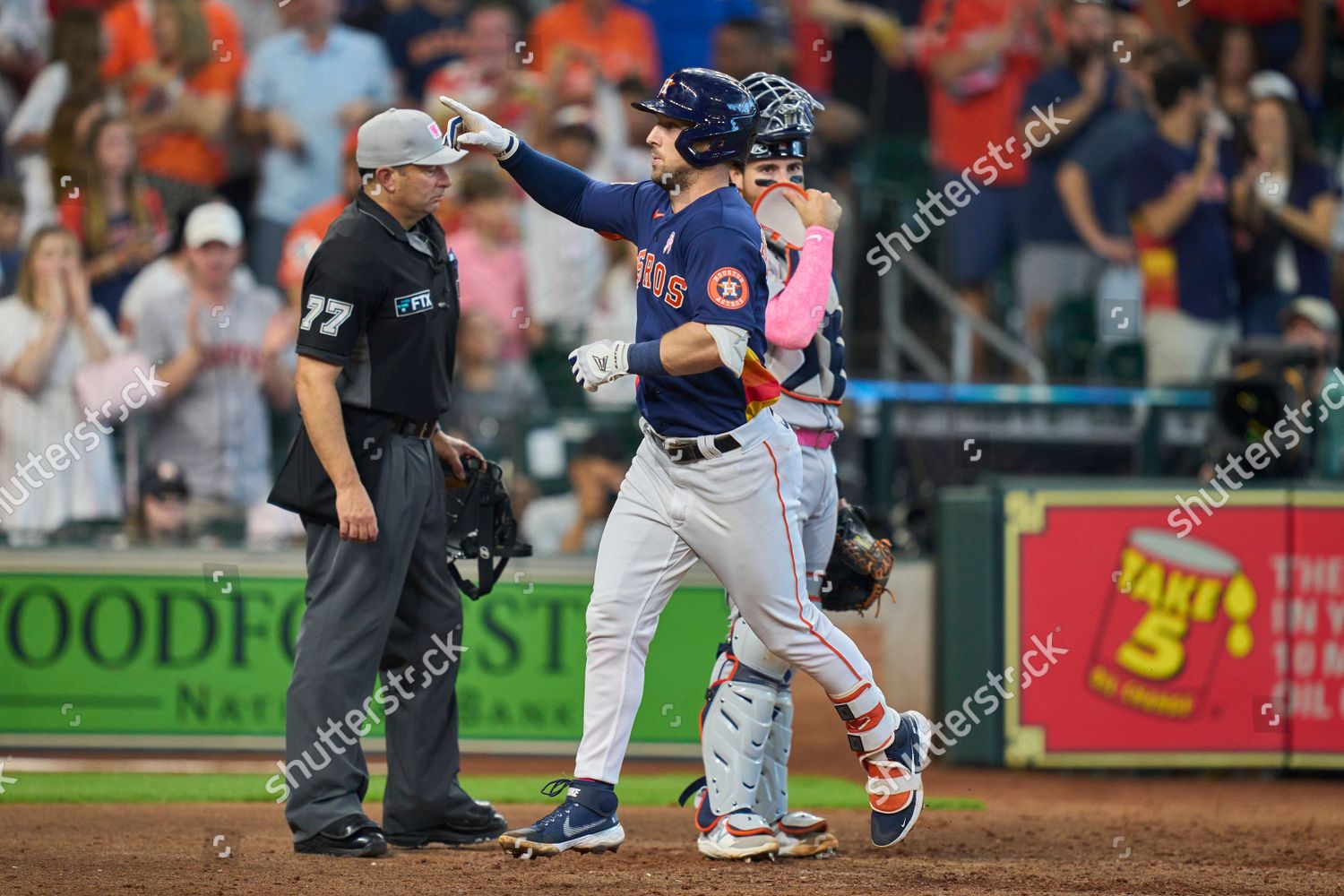 Houston Third Baseman Alex Bergman 2 Editorial Stock Photo - Stock ...