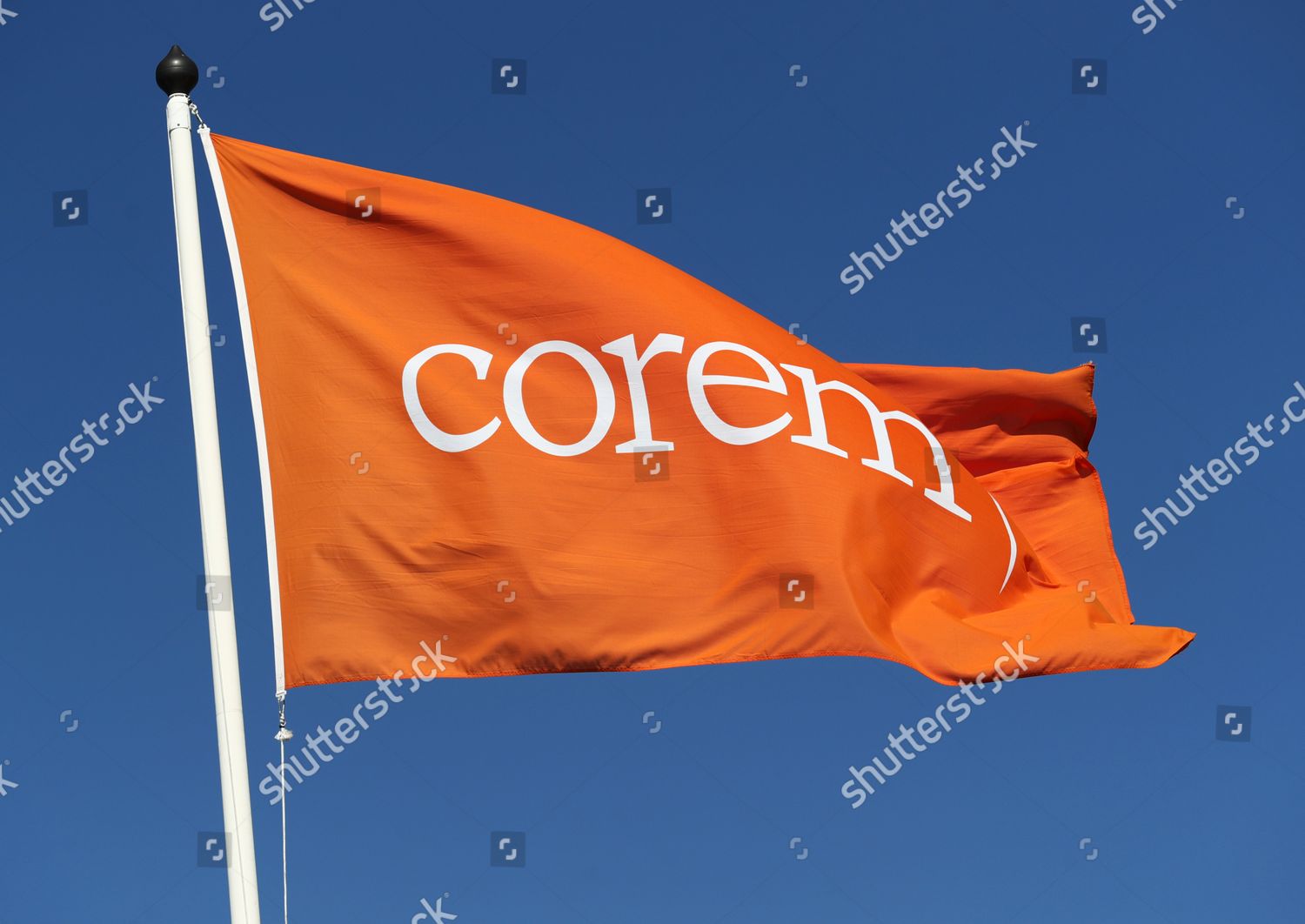 Flag Corem Property Group Ab Which Editorial Stock Photo - Stock Image ...