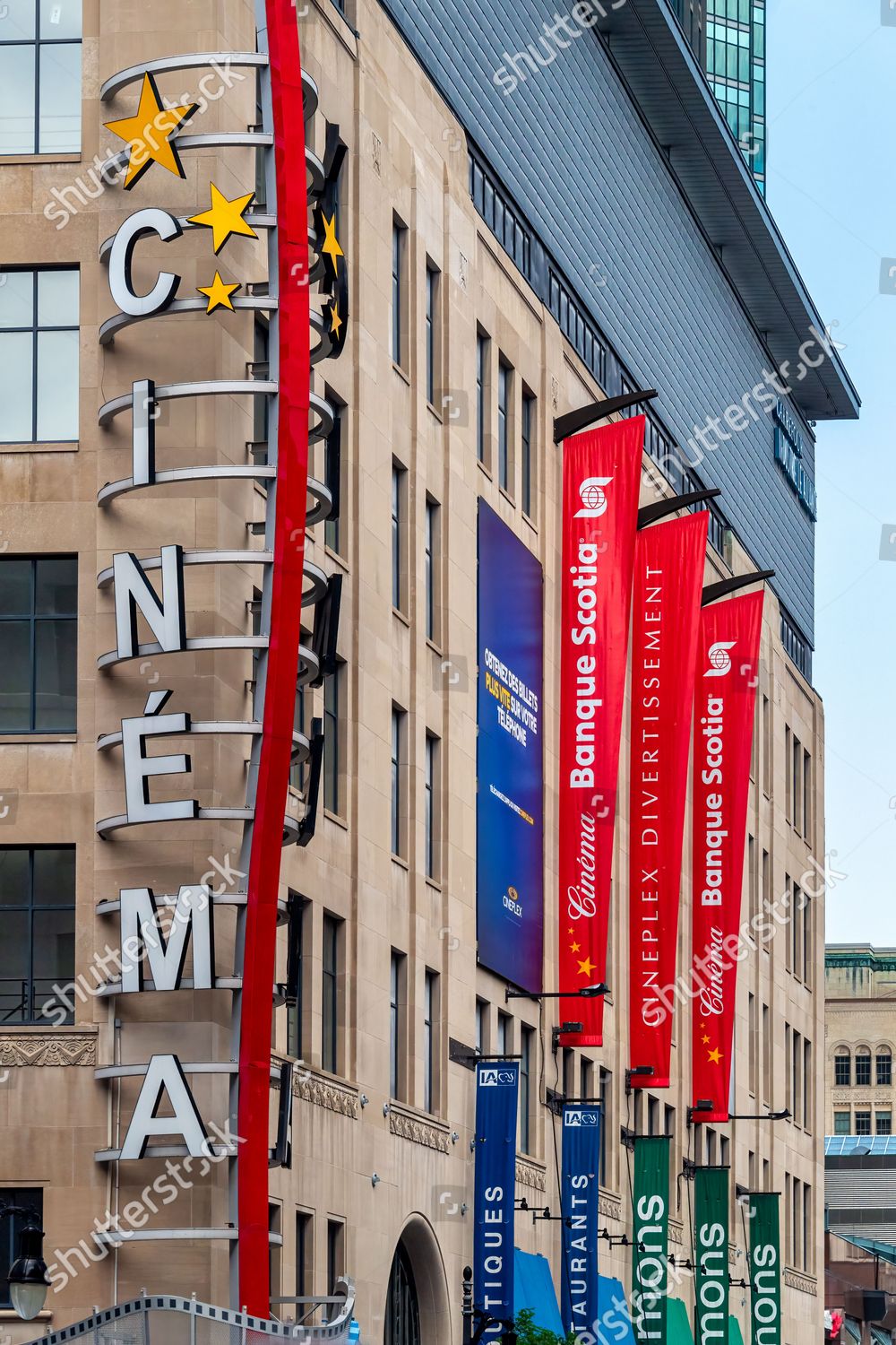 Scotiabank Movie Theatre Old Building Vertical Editorial Stock Photo