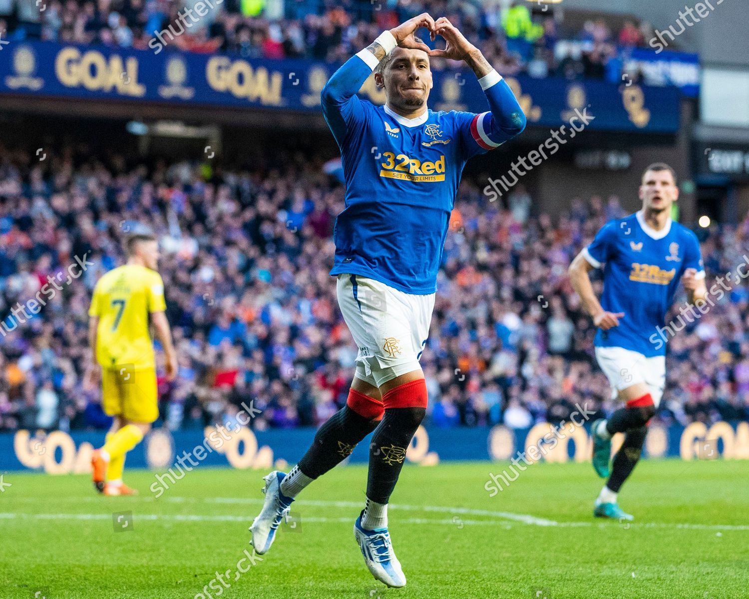 Rangers Captain James Tavernier Scored Penalty Editorial Stock Photo ...