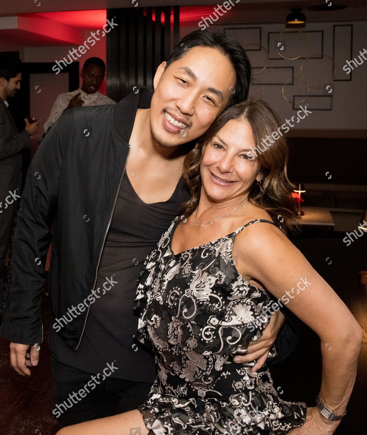 Exclusive David Christopher Lee Lauren Plutsky Editorial Stock Photo