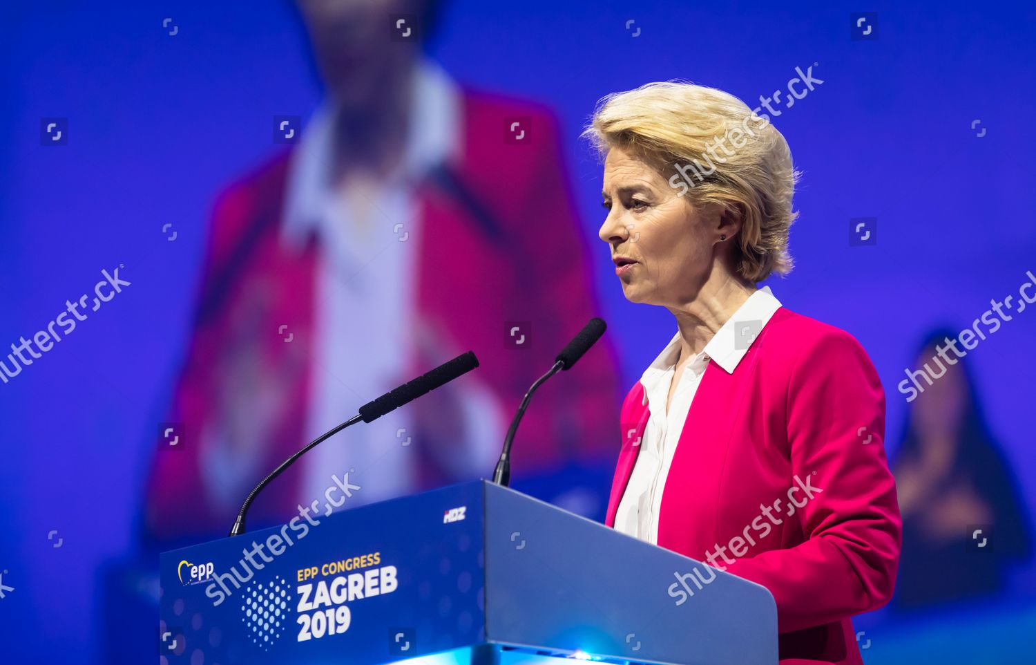 Ursula Von Der Leyen First Female Editorial Stock Photo - Stock Image ...