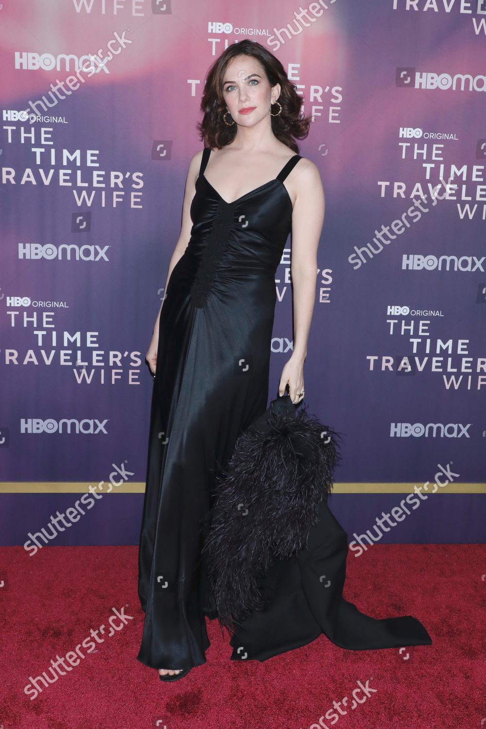 New York, US, May 11, 2022. Kate Siegel wearing dress by John