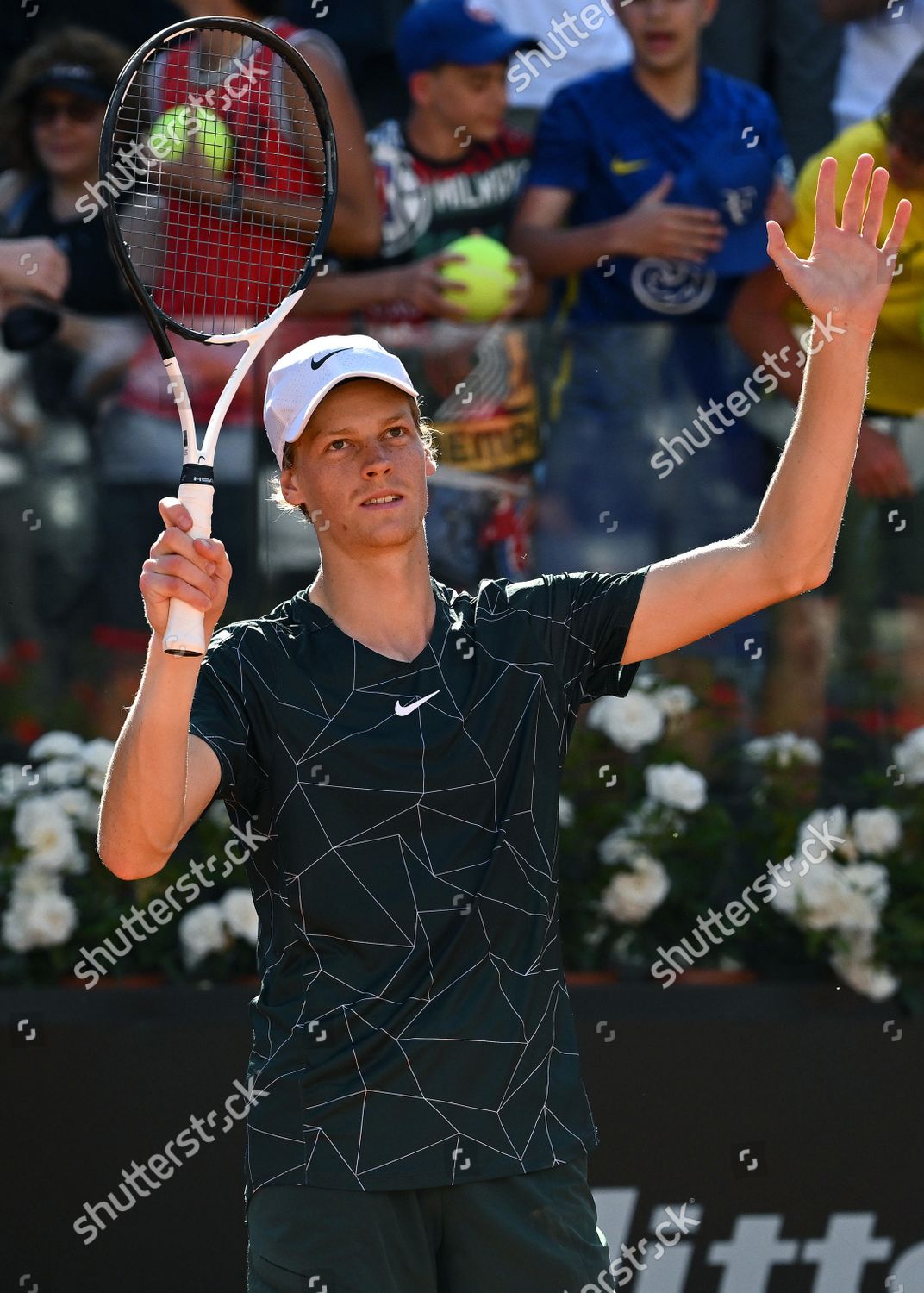 Jannik Sinner Italy Celebrates After Winning Editorial Stock Photo