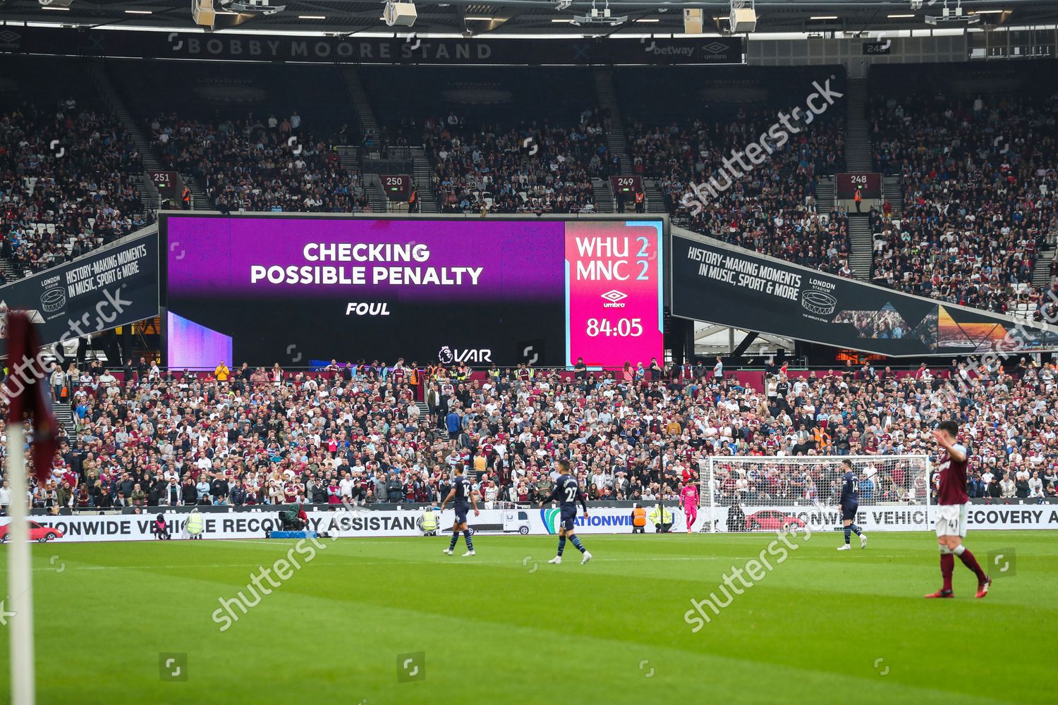 Var Referee John Brooks Asks Referee Editorial Stock Photo Stock