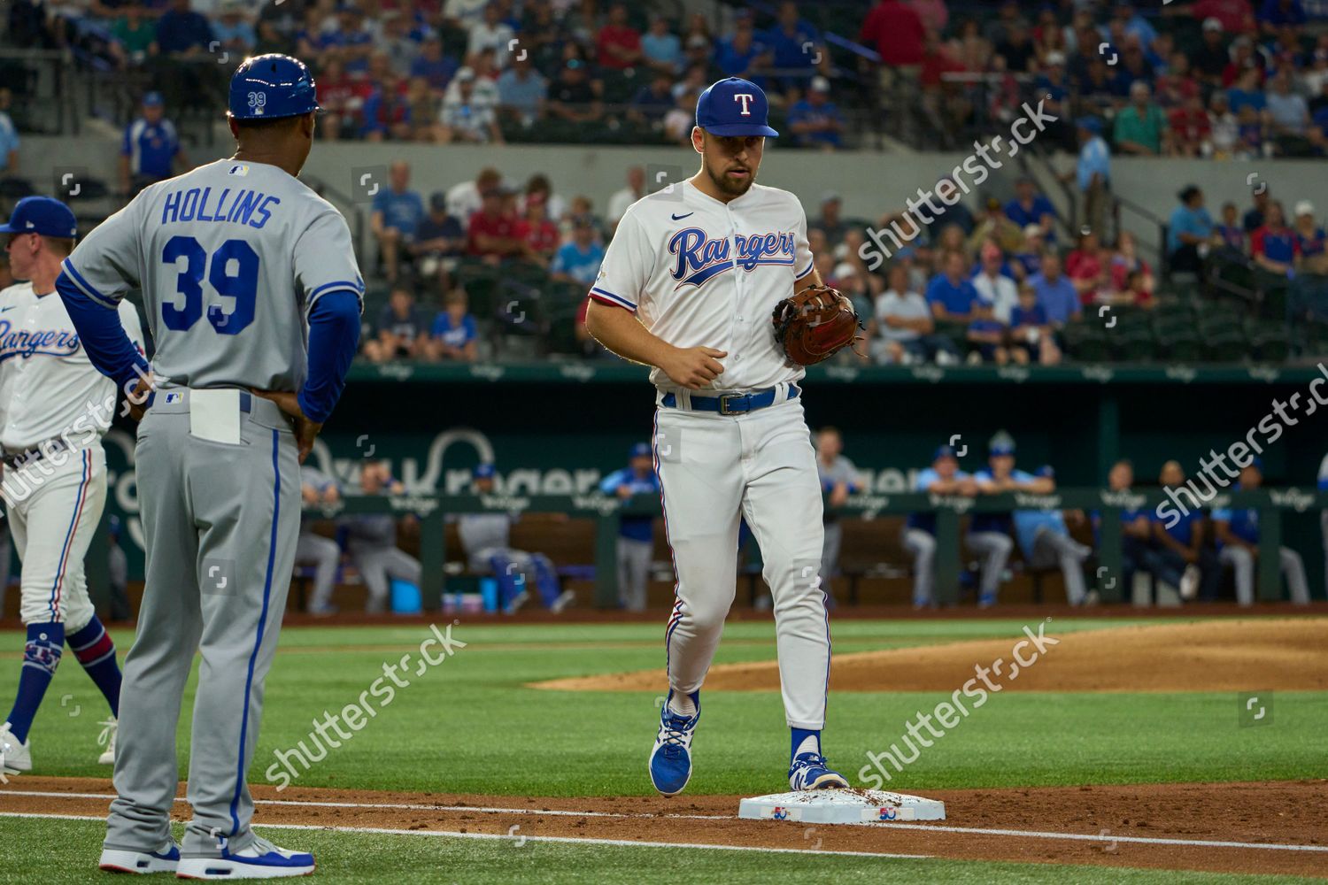 Texas First Baseman Nathaniel Lowe 30 Editorial Stock Photo - Stock ...