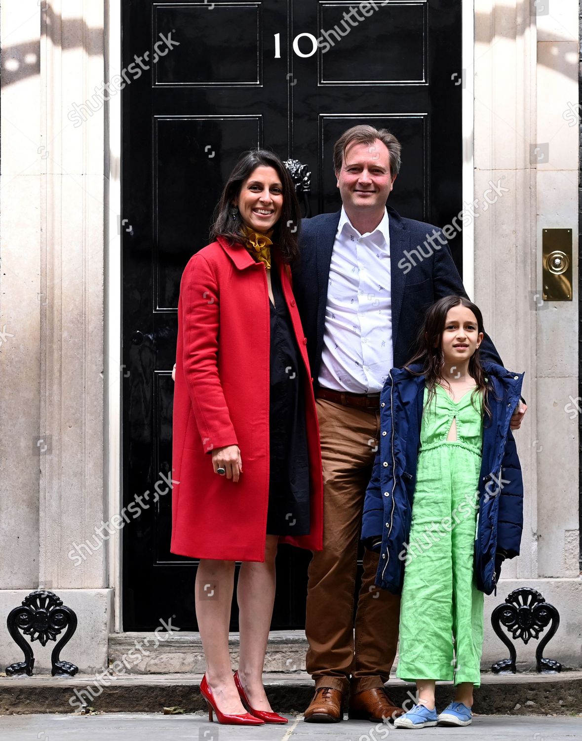 Nazanin Zaghariratcliffe Her Husband Richard Daughter Editorial Stock Photo Stock Image