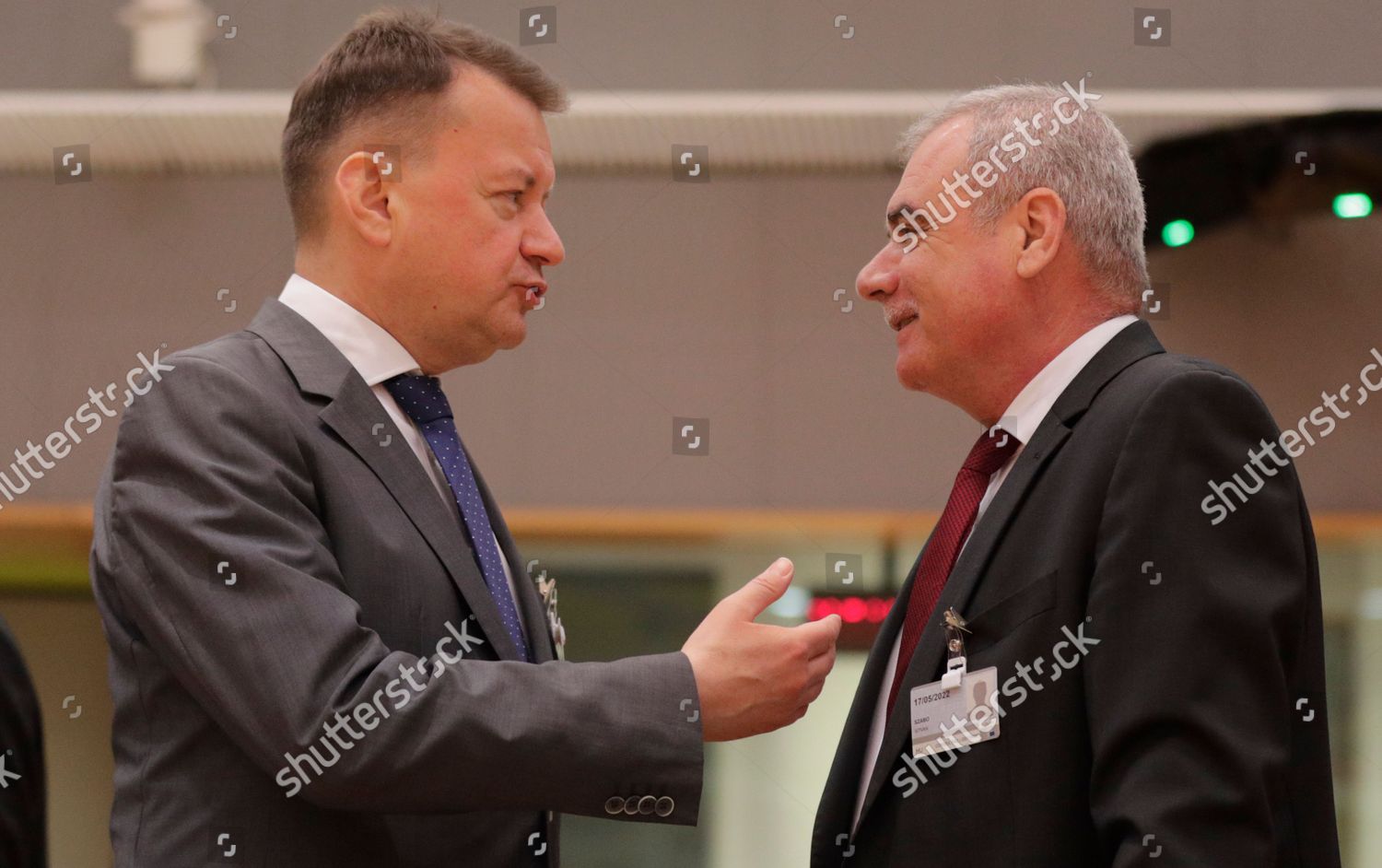 Polish Minister Defense Mariusz Blaszczak L Editorial Stock Photo ...