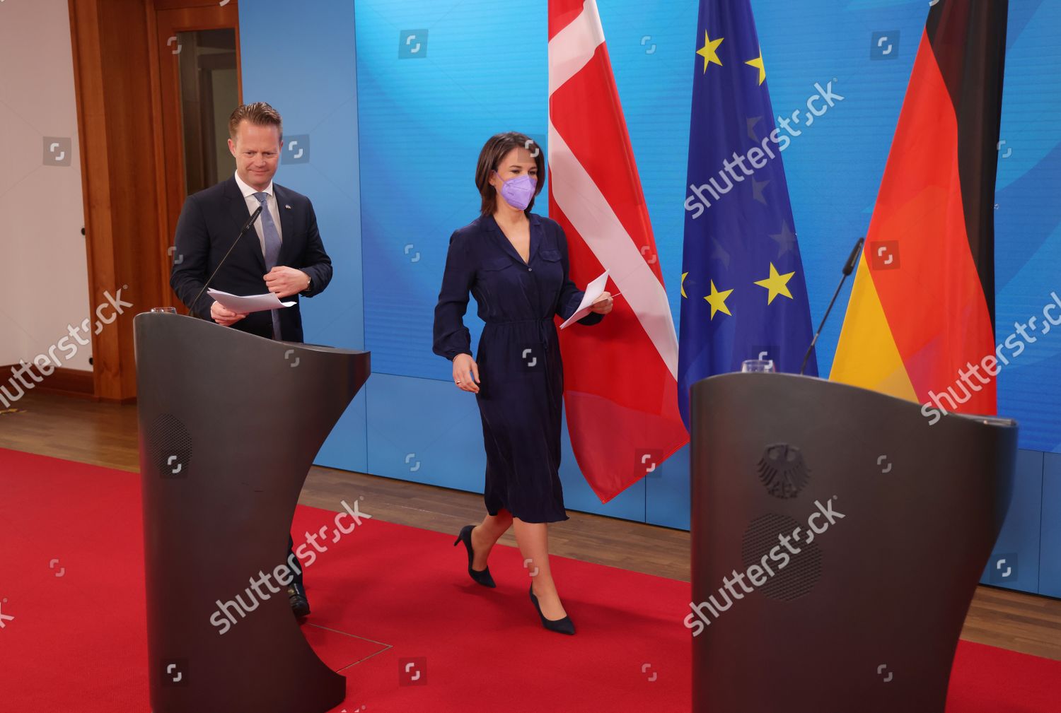 German Foreign Minister Annalena Baerbock Danish Editorial Stock Photo ...