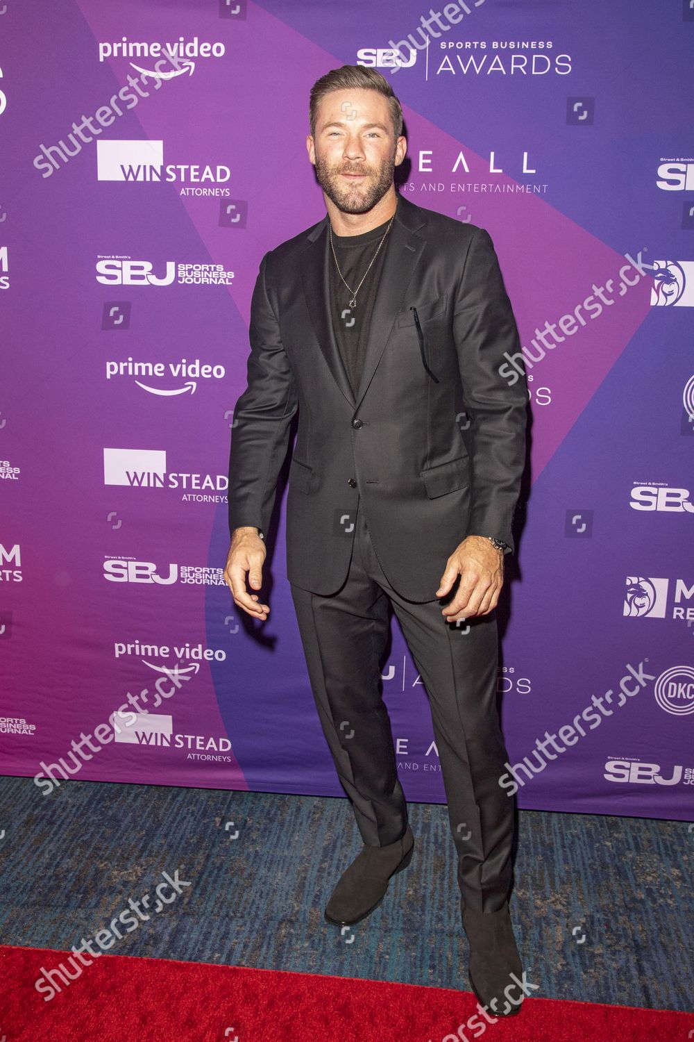 Julian Edelman Attends 15th Annual Sports Editorial Stock Photo Stock