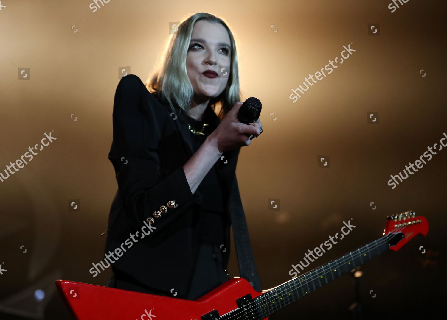 Lead Singer Lzzy Hale Rock Band Editorial Stock Photo - Stock Image ...