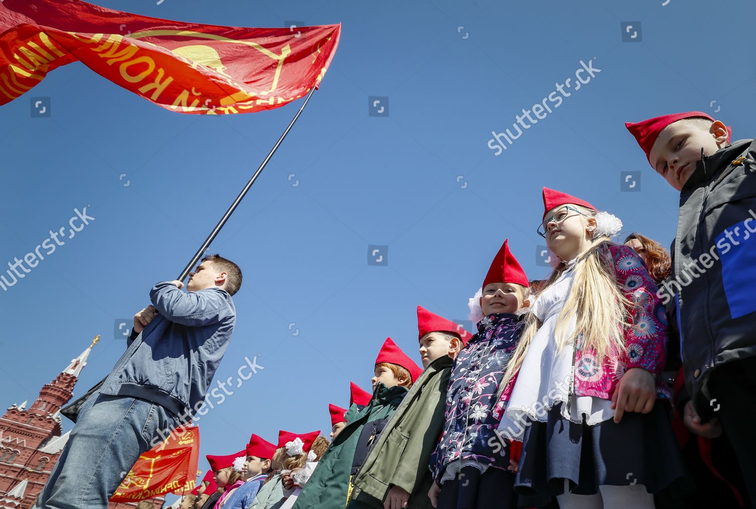 Members Russian Young Pioneers Attend Ceremony Editorial Stock Photo ...