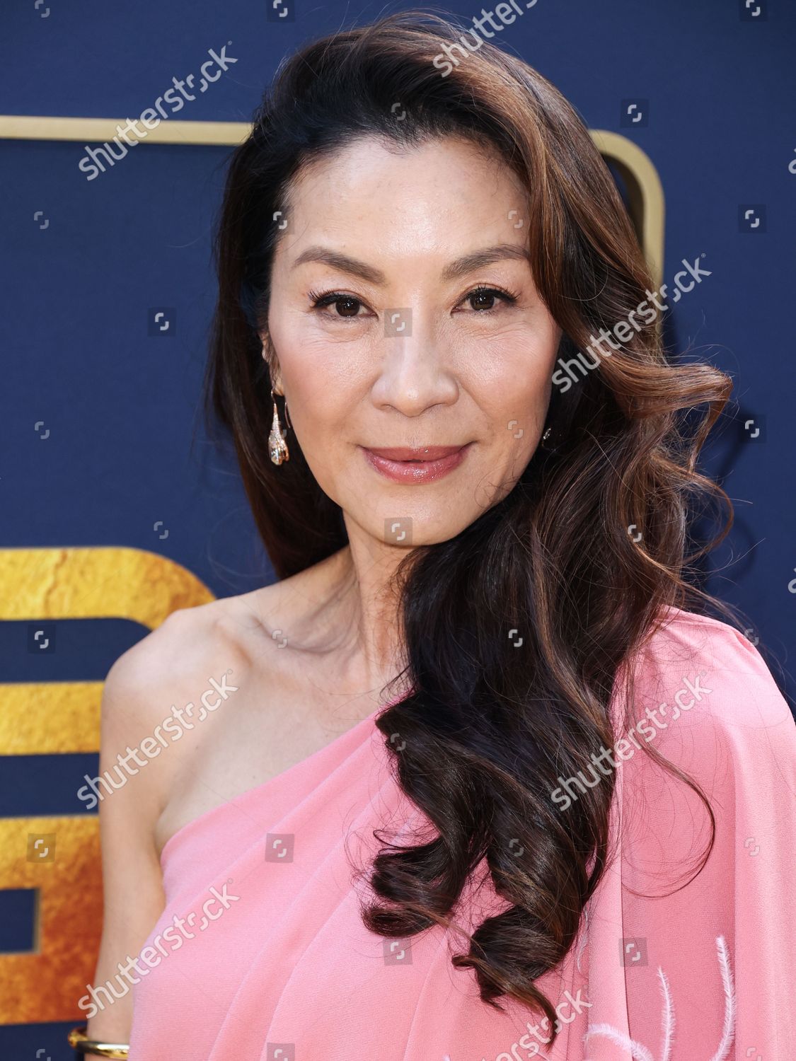 Malaysian Actress Michelle Yeoh Arrives Gold Editorial Stock Photo
