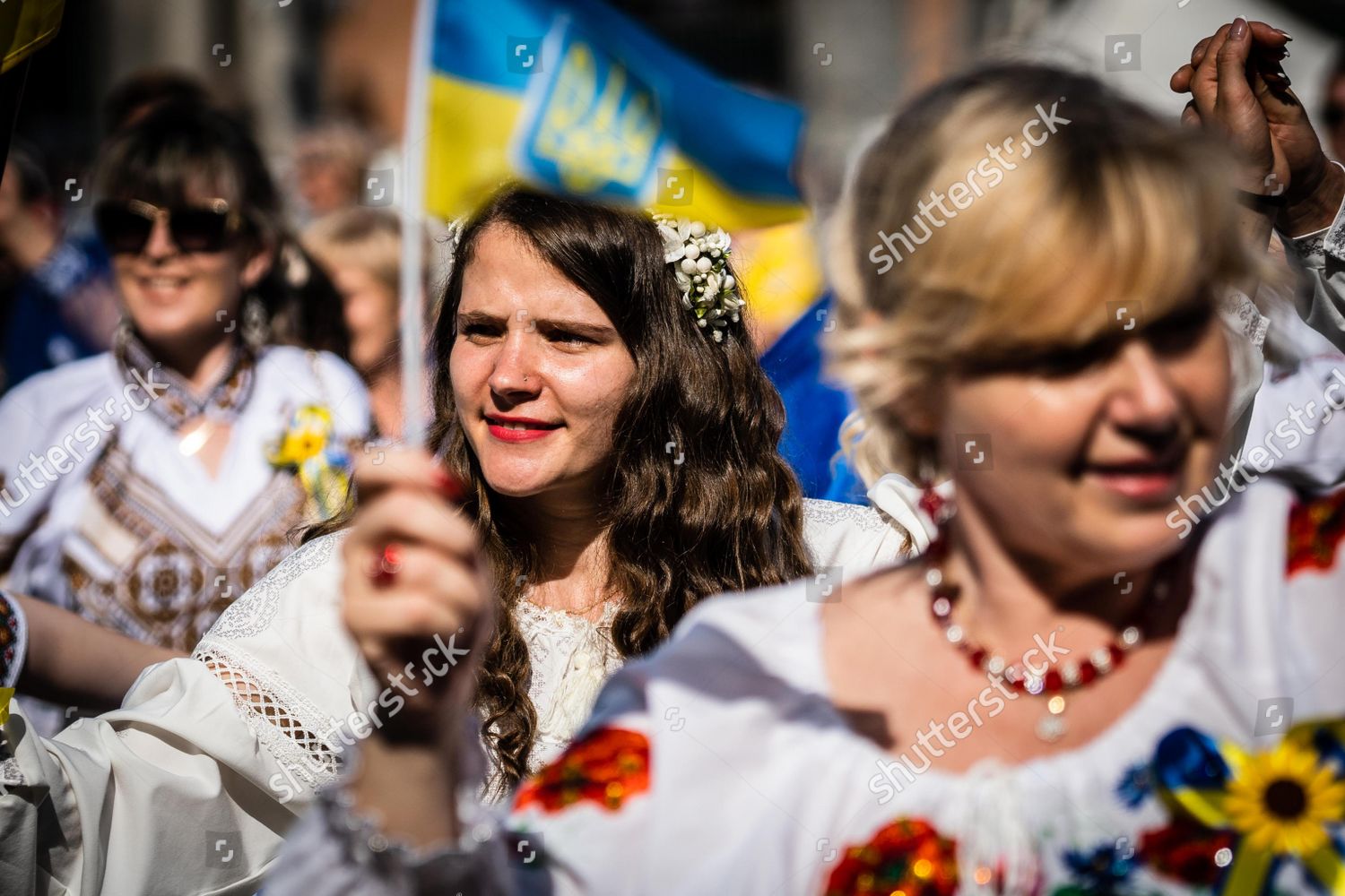 People Traditional Clothing During Vyshyvanka Day Editorial Stock Photo ...