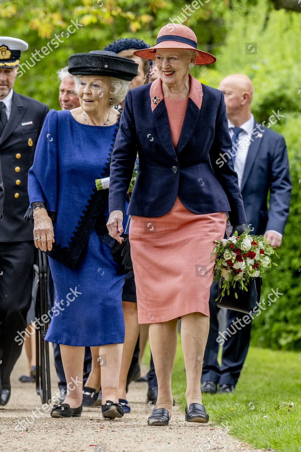 Princess Beatrix Together Queen Margrethe Ii Editorial Stock Photo ...