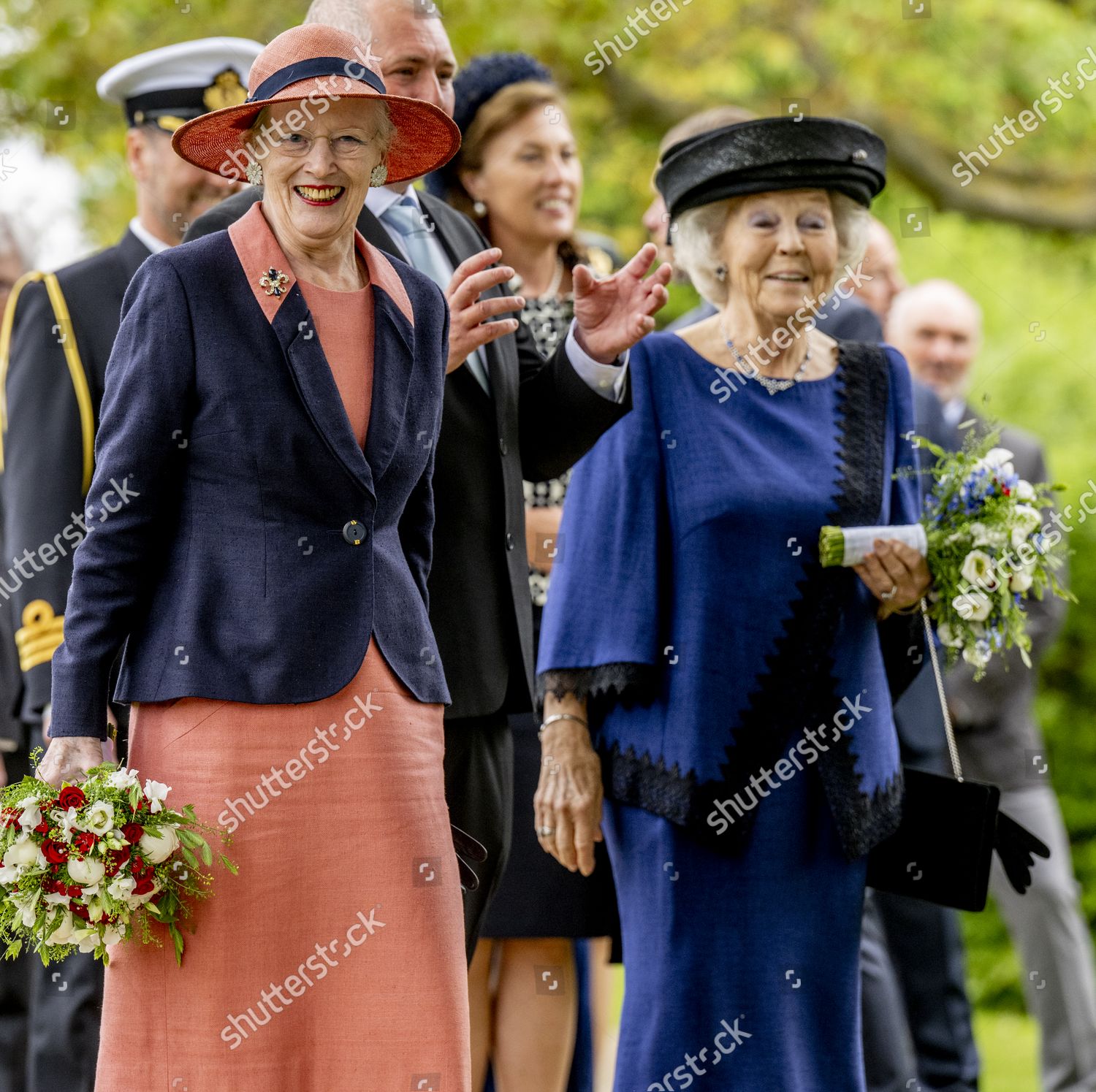 Princess Beatrix Together Queen Margrethe Ii Editorial Stock Photo ...