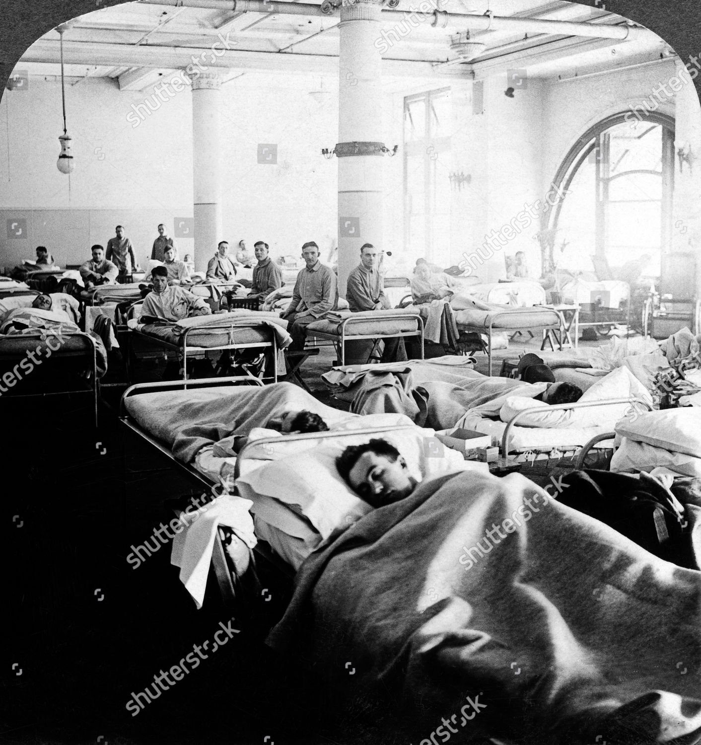 Safe Bursting Shells Wounded Sleeping Resting Editorial Stock Photo ...