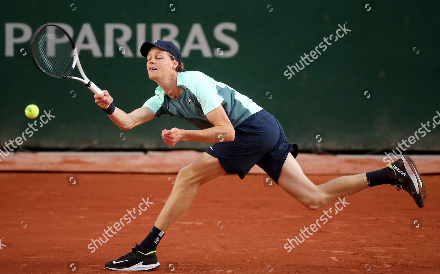 Jannik Sinner Italy Hits Forehand His Editorial Stock Photo - Stock
