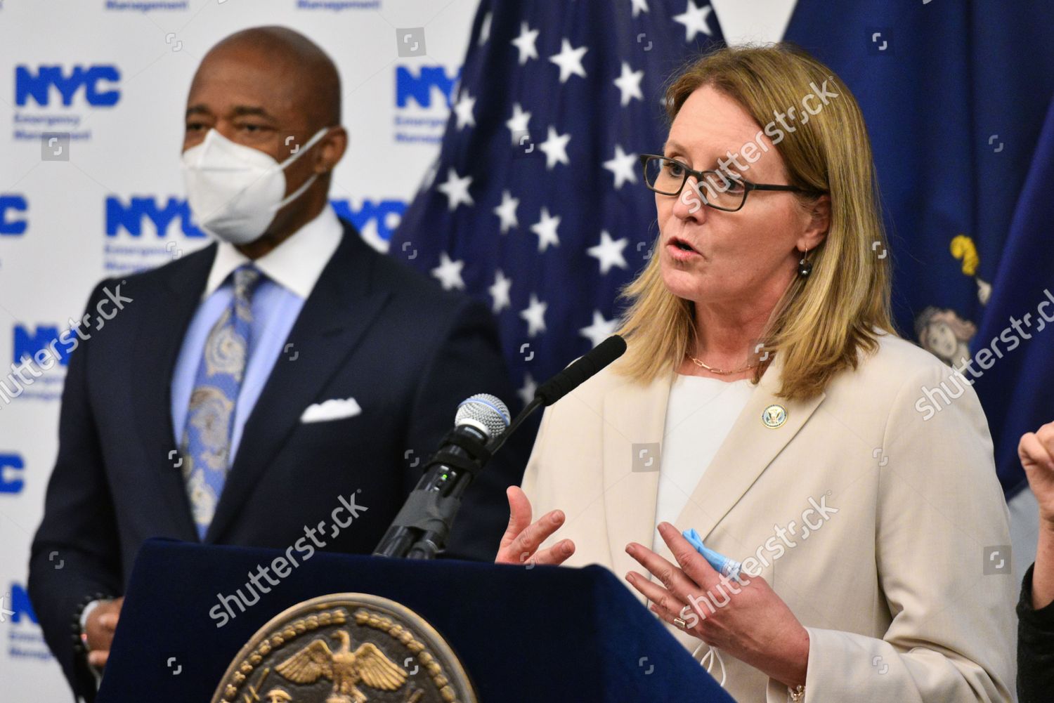 Fema Administrator Deanne Criswell Mayor Eric Editorial Stock Photo ...