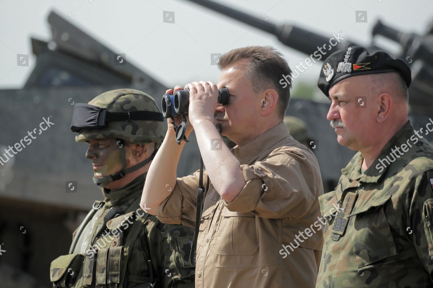 Polish Defense Minister Mariusz Blaszczak C Editorial Stock Photo ...