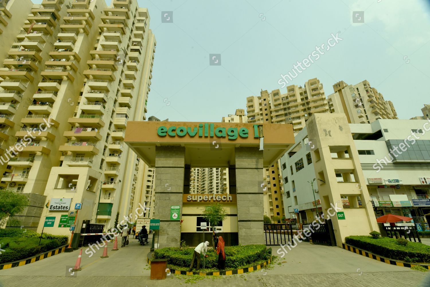 Supertech Ecovillage Building Where Two Editorial Stock Photo Stock Image Shutterstock