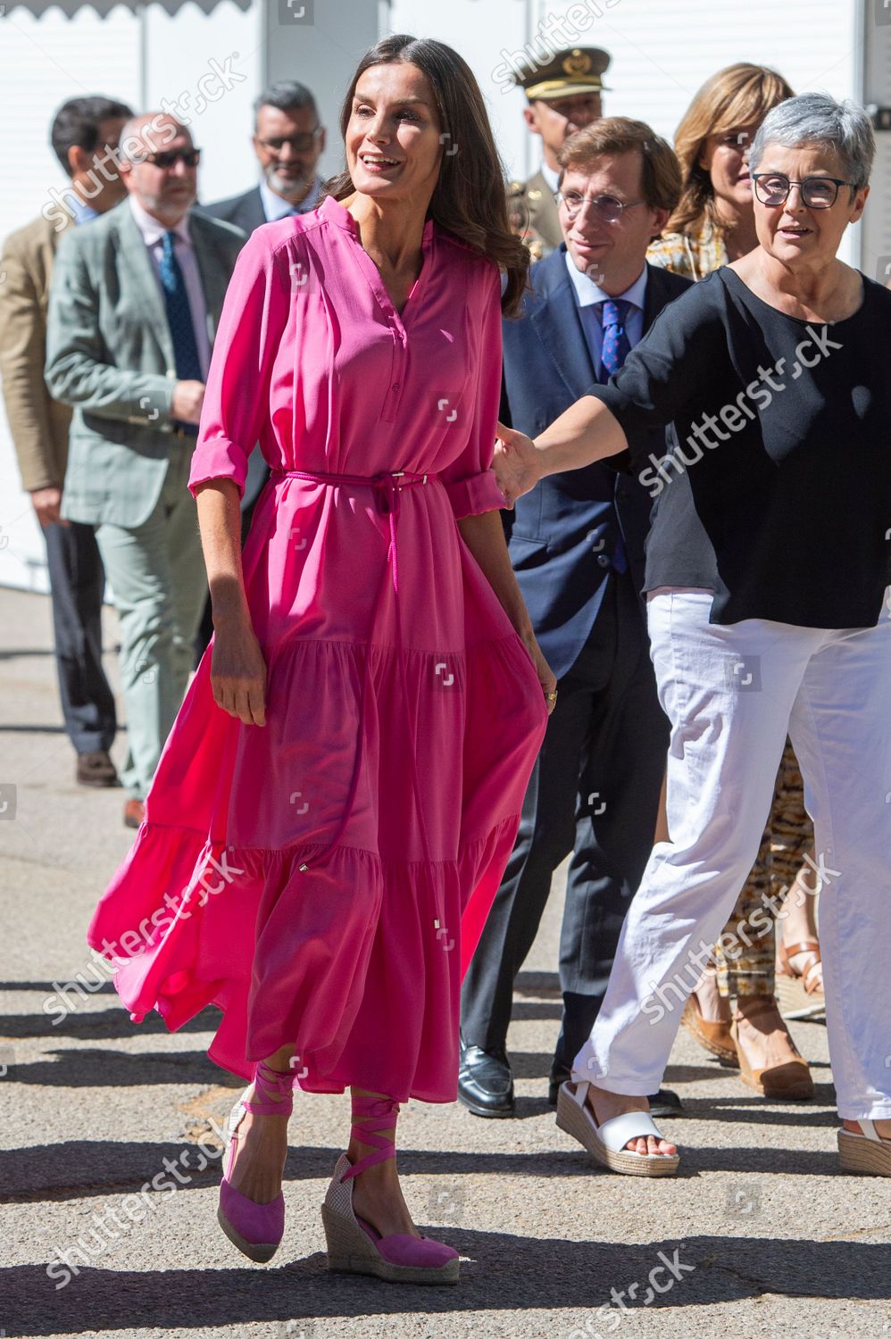 Queen Spain Queen Letizia Opens Book Editorial Stock Photo - Stock