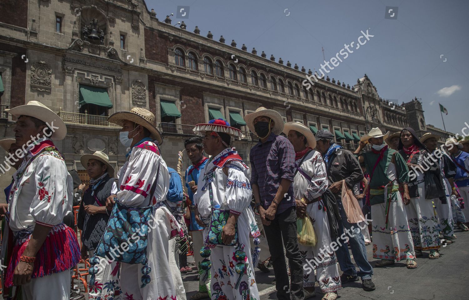 Caravan Made Indigenous People Wixarika Community Editorial Stock Photo ...