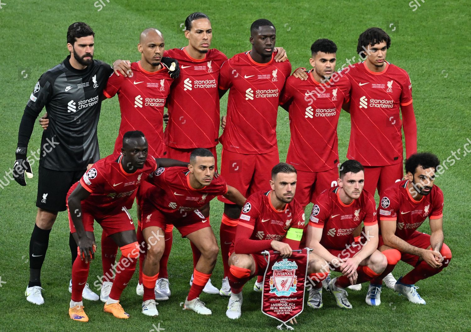 Starting Eleven Liverpool Fc Poses Prior Editorial Stock Photo Stock 