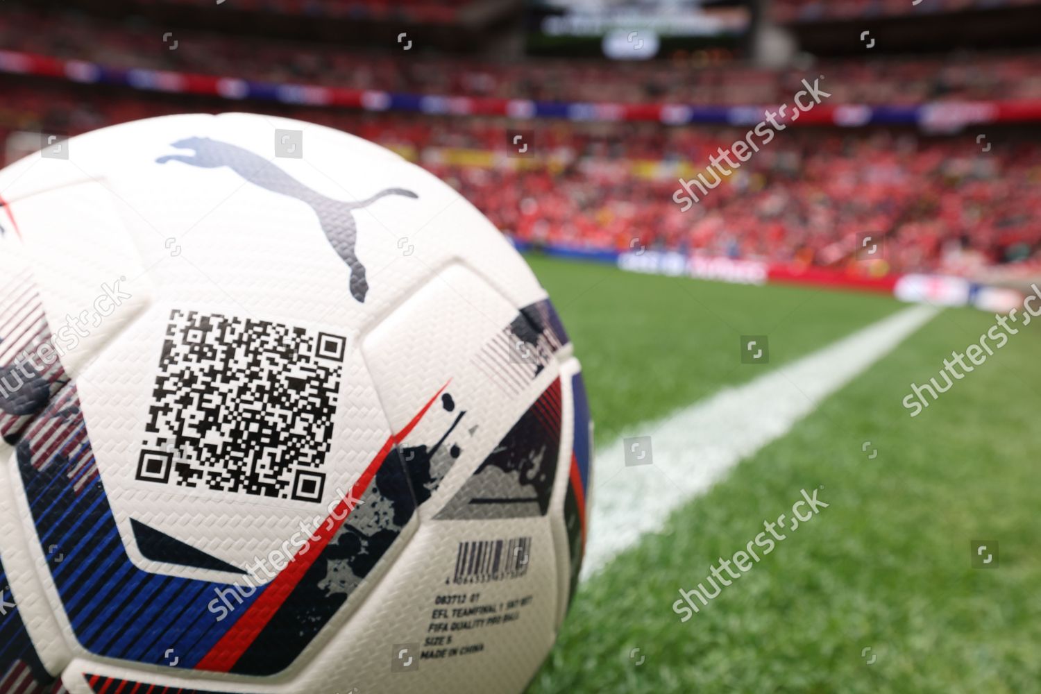 Puma Match Ball Qr Code Various Editorial Stock Photo Stock Image