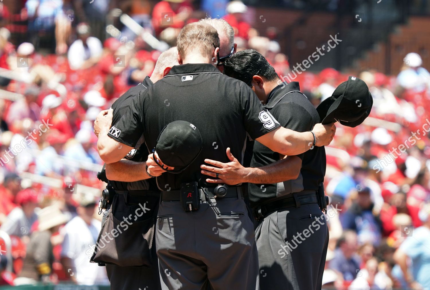 Major League Umpires Lance Barksdale Chris Editorial Stock Photo ...