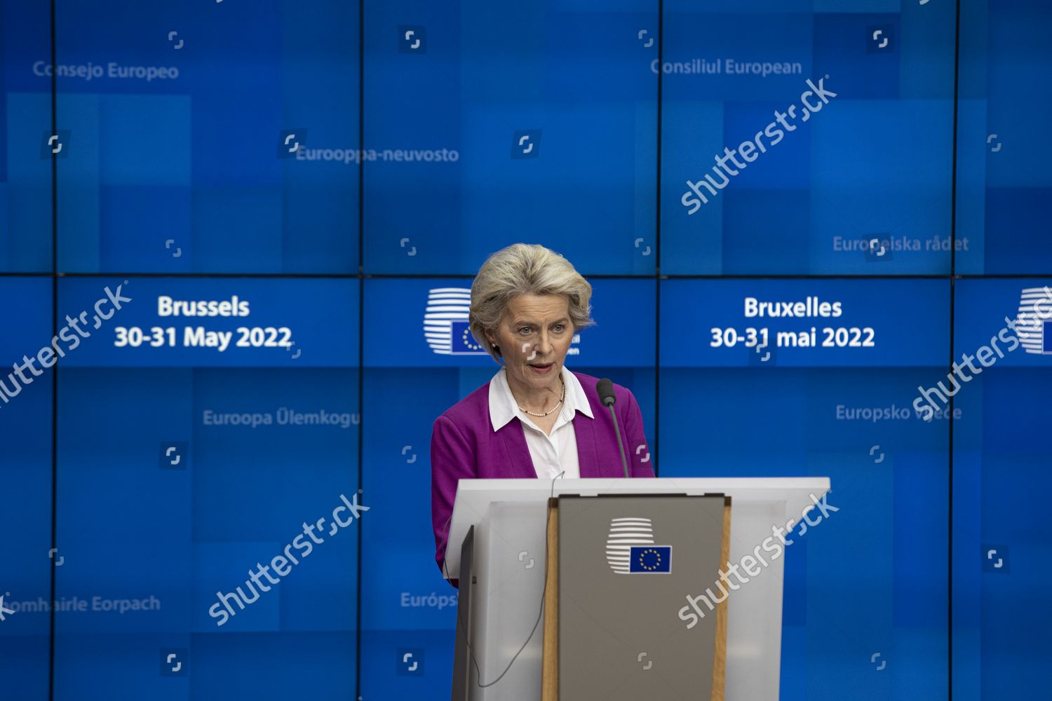 Ursula Von Der Leyen President European Editorial Stock Photo - Stock ...